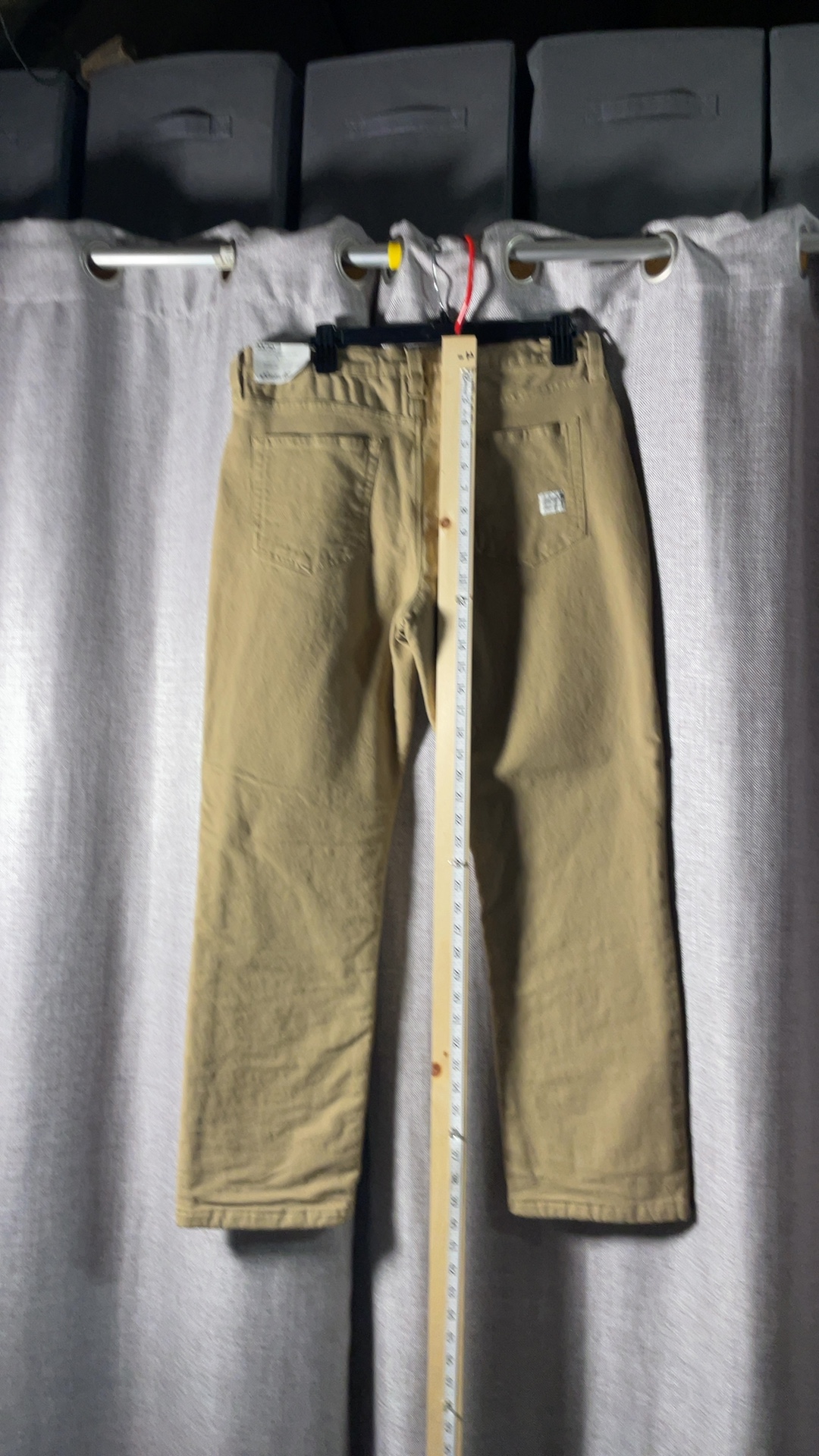 Eddie Bauer Fleece-Lined Flex Mountain Pants Saddle 33x30 NWT image 2