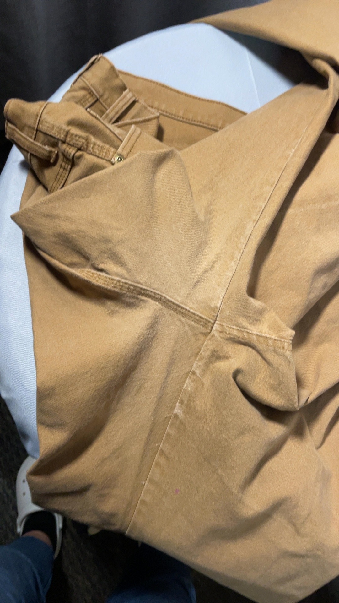 Dickies Carpenter Work Pants Camel Brown Distressed Size Unknown image 6