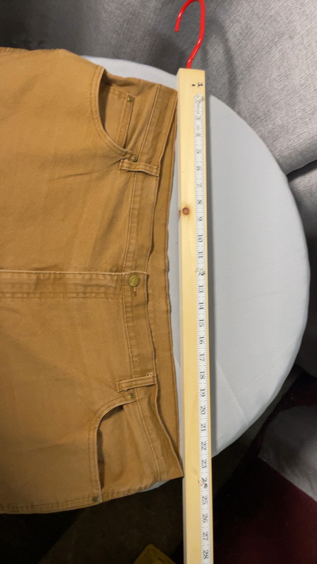 Dickies Carpenter Work Pants Camel Brown Distressed Size Unknown image 3