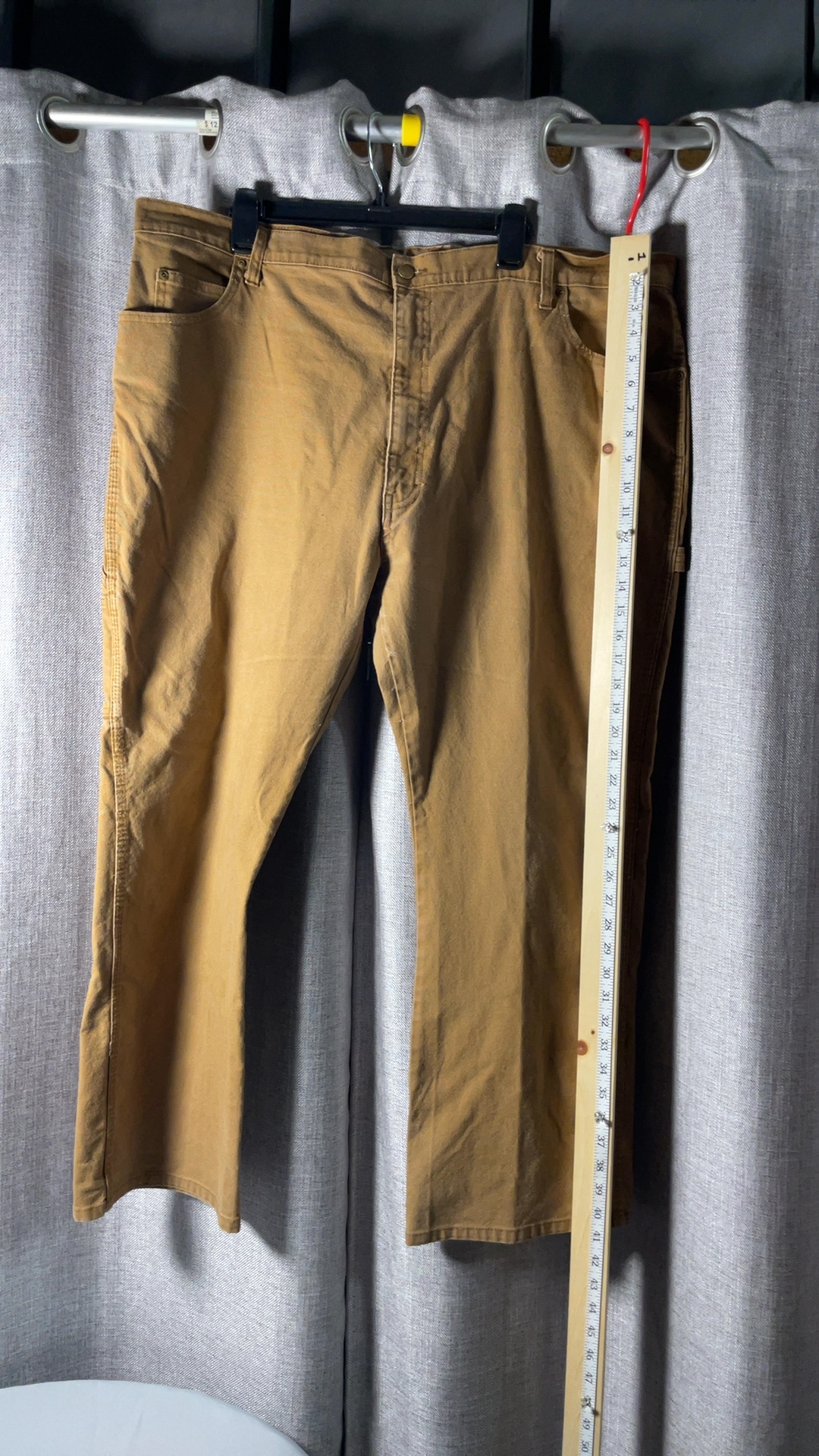 Dickies Carpenter Work Pants Camel Brown Distressed Size Unknown