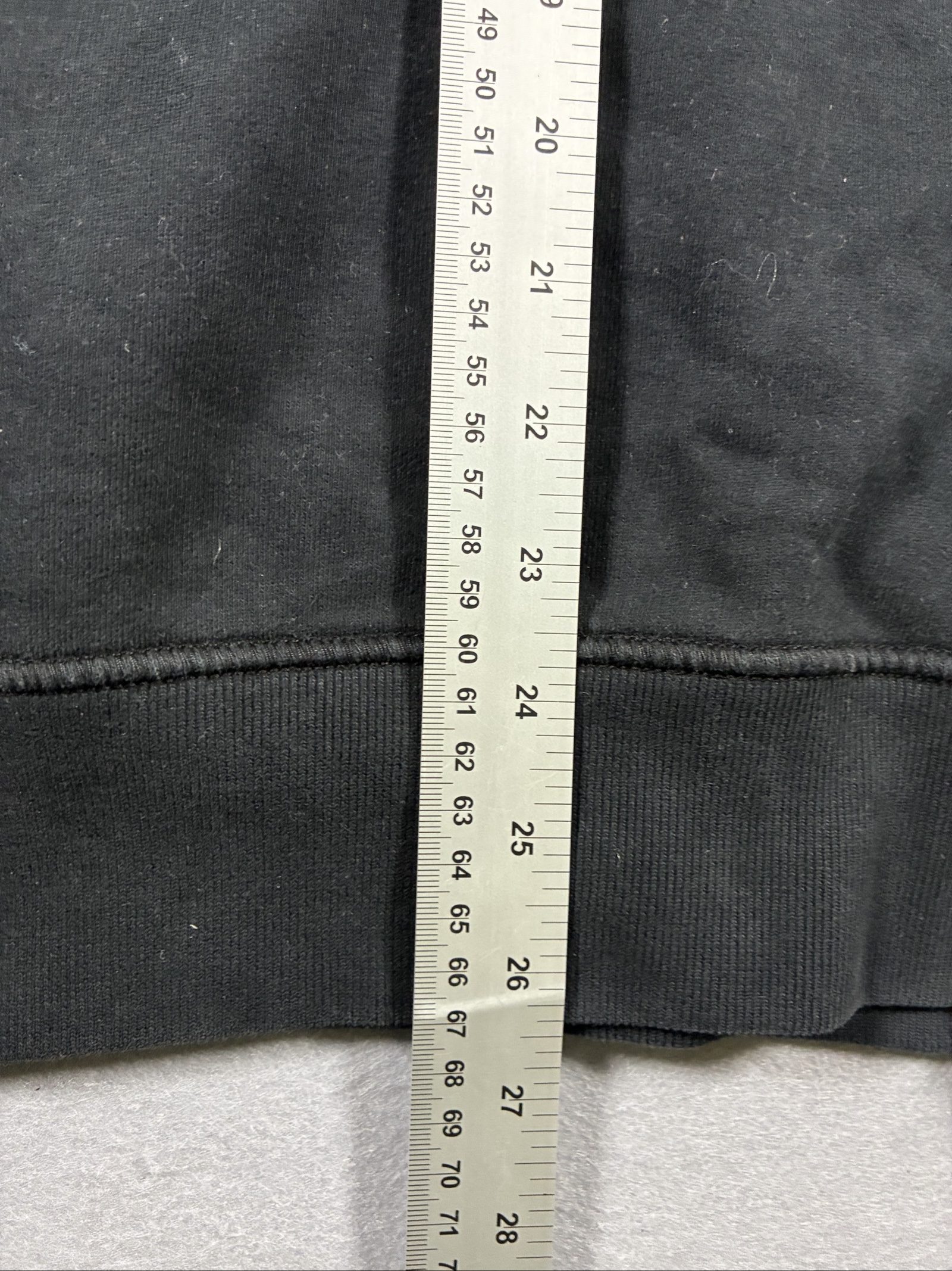 Stone Island Black Cotton Sweatshirt Small Crewneck Pocket Patch image 8