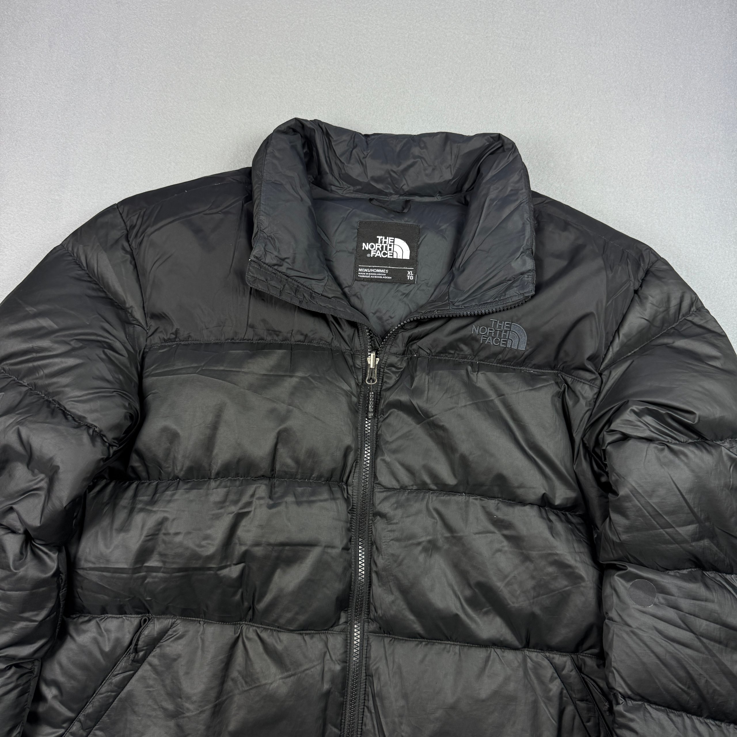 Men`s The North Face 700 Full Black Puffer Down Jacket Size XL image 3