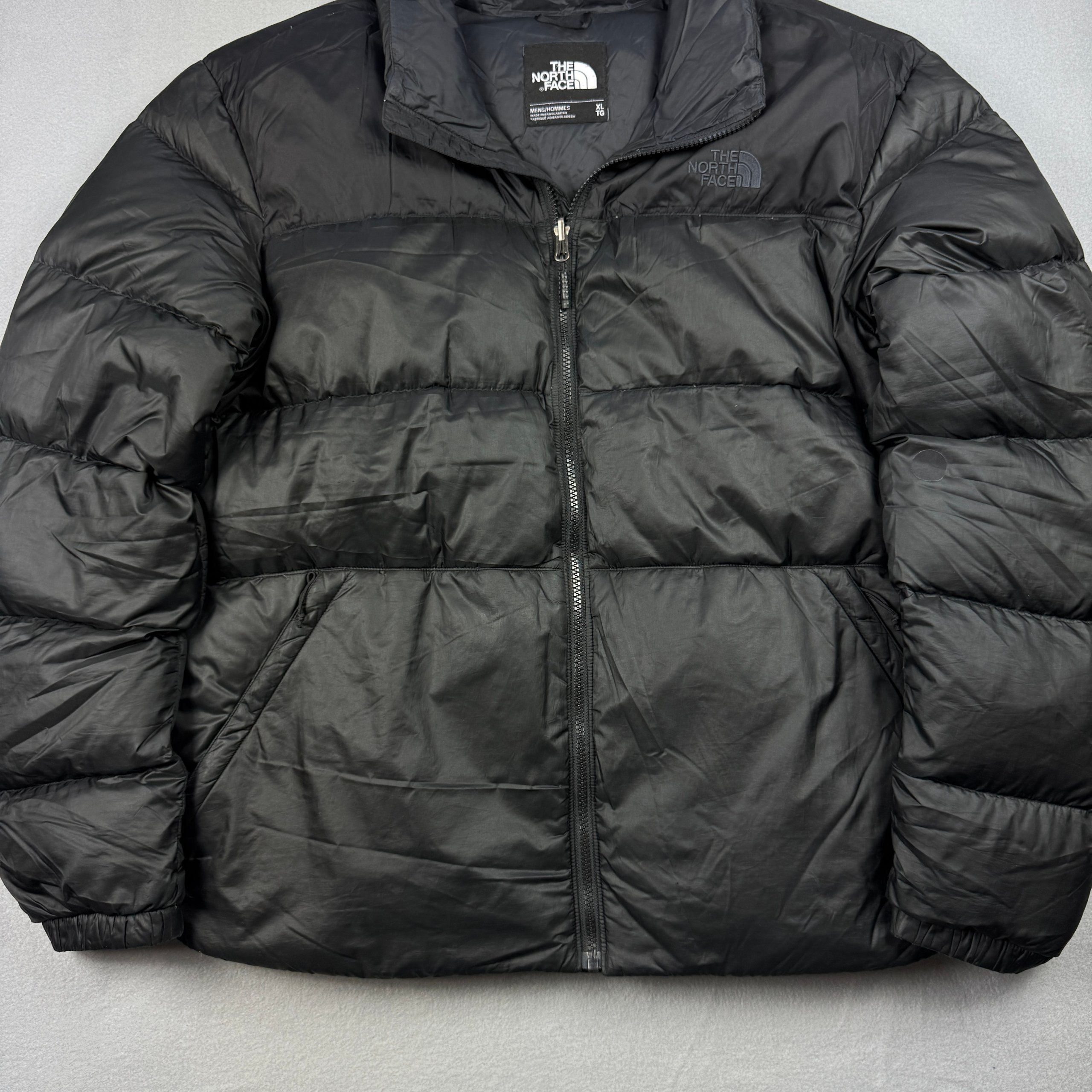Men`s The North Face 700 Full Black Puffer Down Jacket Size XL image 4