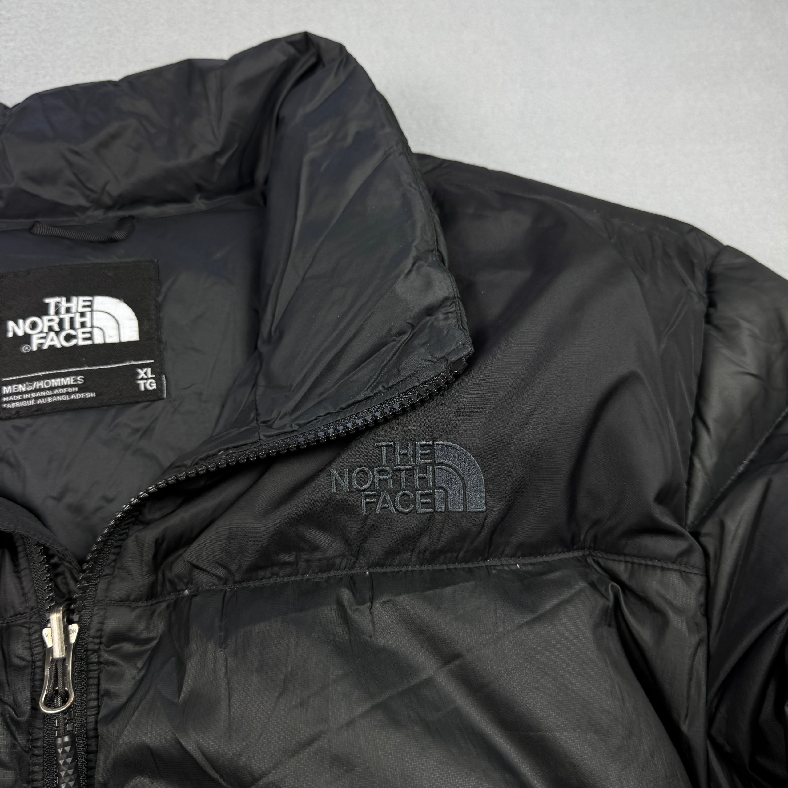 Men`s The North Face 700 Full Black Puffer Down Jacket Size XL image 5