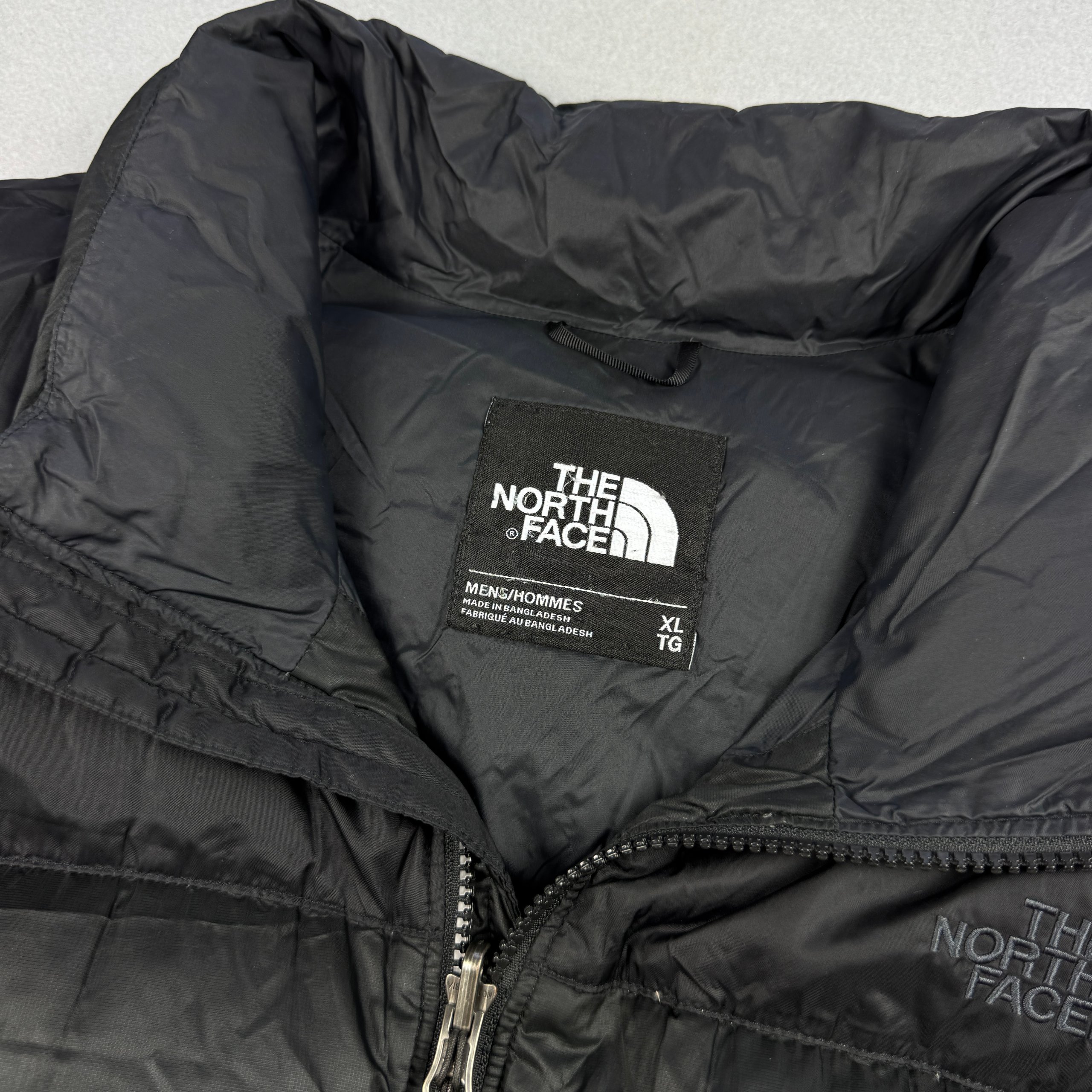 Men`s The North Face 700 Full Black Puffer Down Jacket Size XL image 7