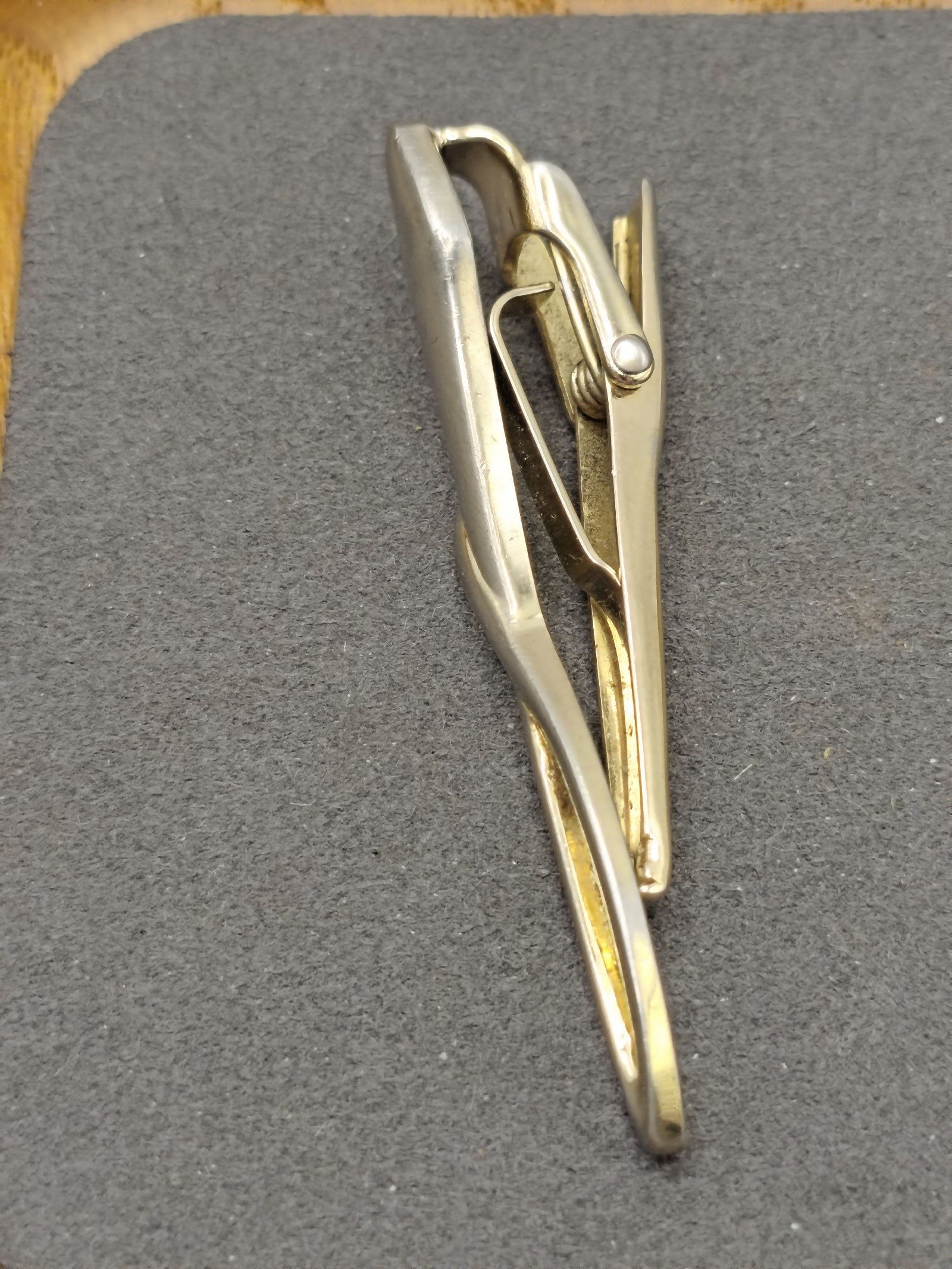 Pierre Cardin Silver & Gold Men's Tie Clip image 4