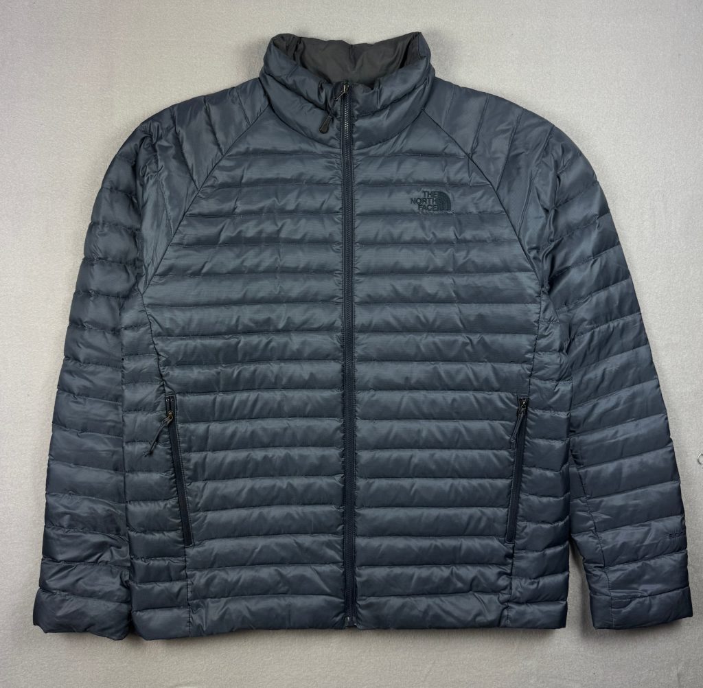 The North Face 600 Pertex Quantum Navy Blue Puffer Jacket Large Size L