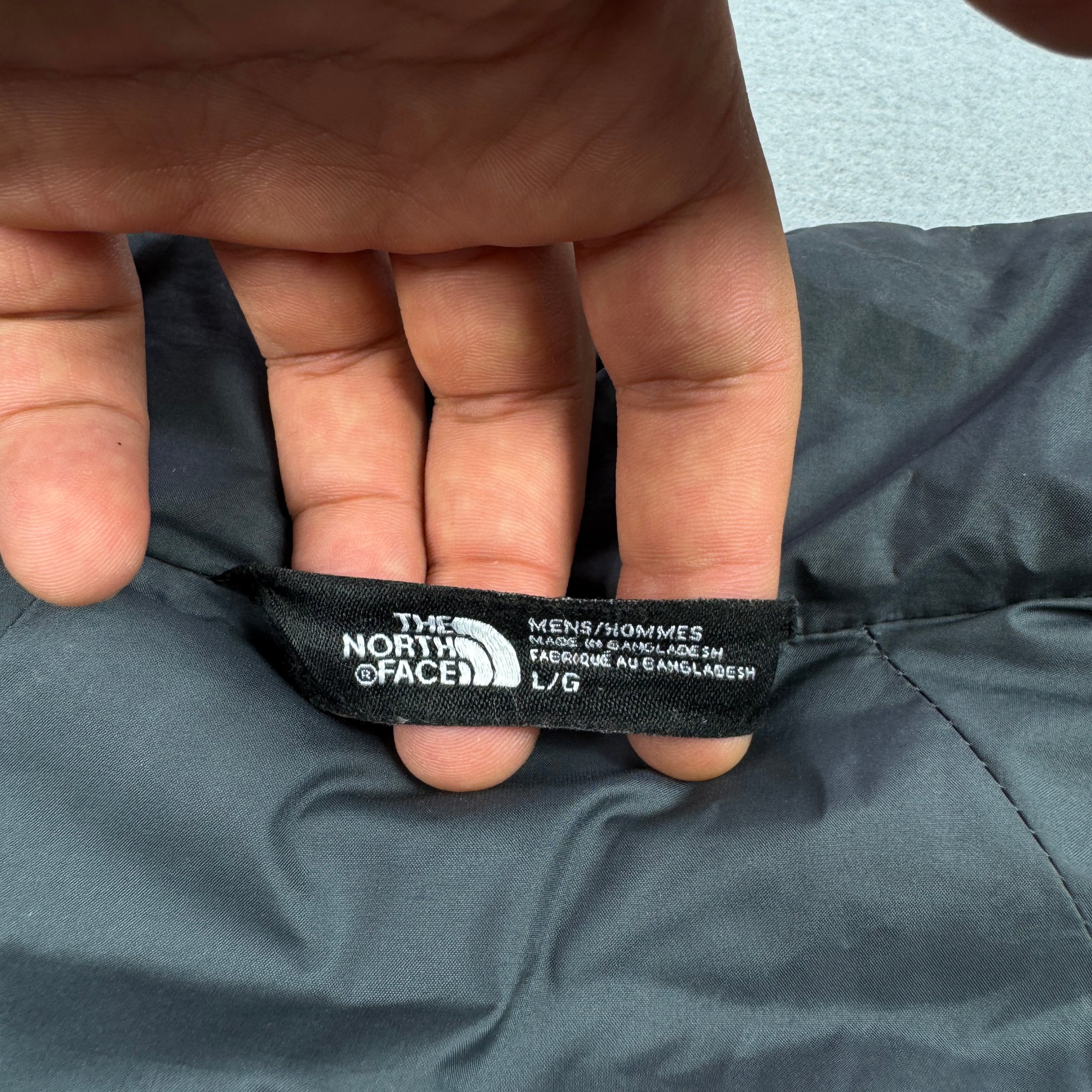 The North Face 600 Pertex Quantum Navy Blue Puffer Jacket Large Size L image 8