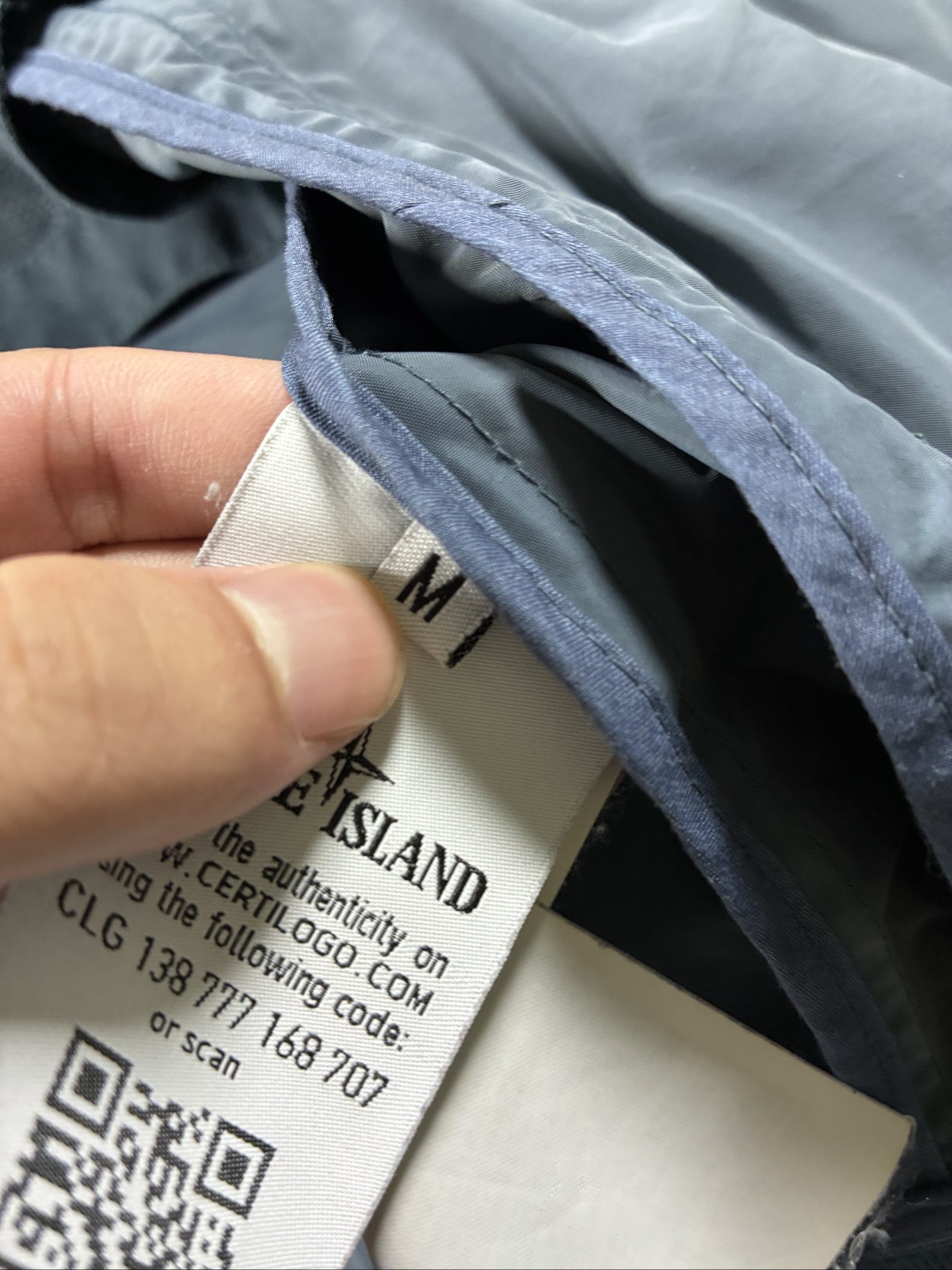 Stone Island Grey Men's Lightweight Zip-Up Jacket Large image 8