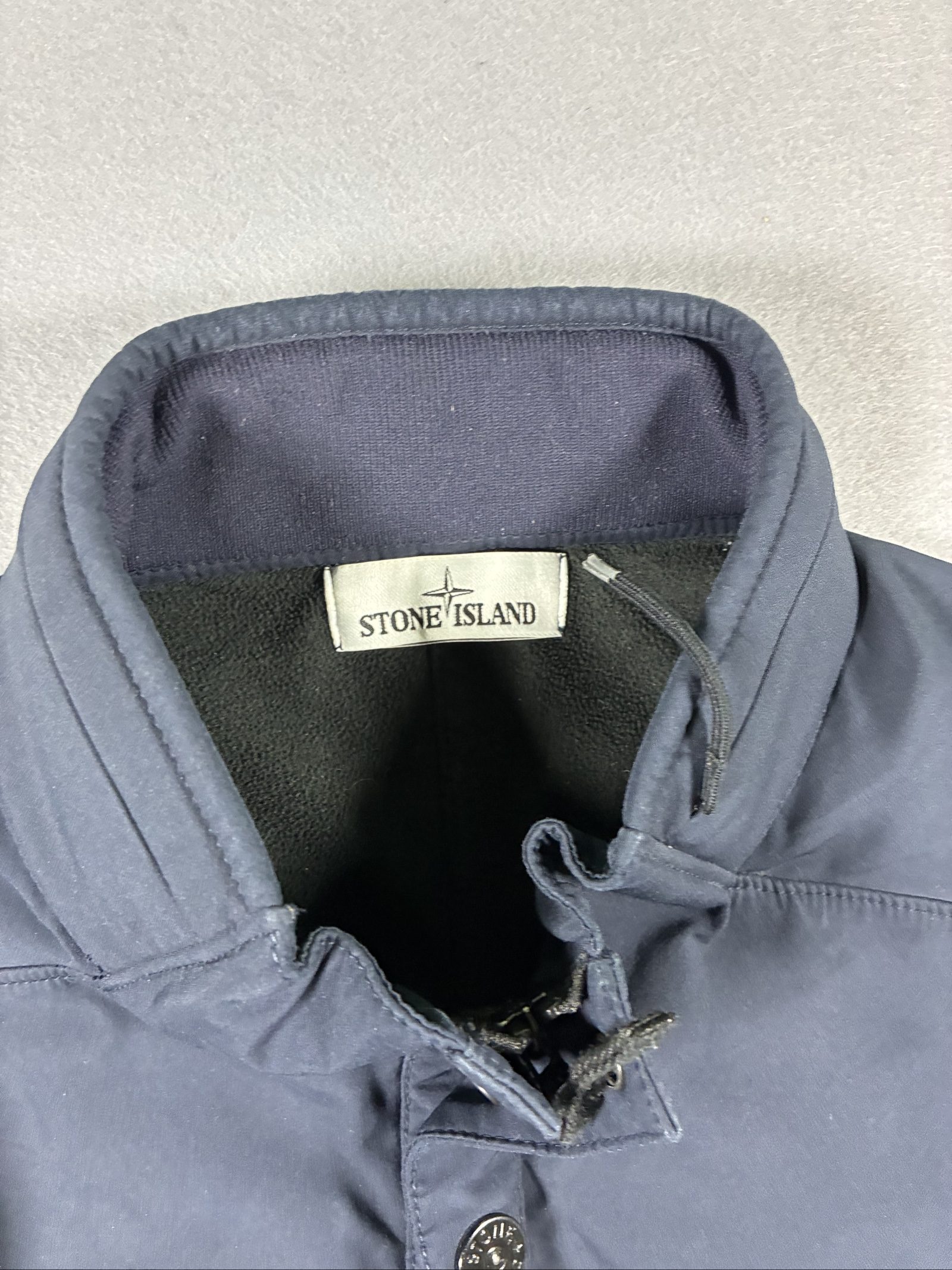 Stone Island Navy Blue Casual Jacket Large With Badge image 2