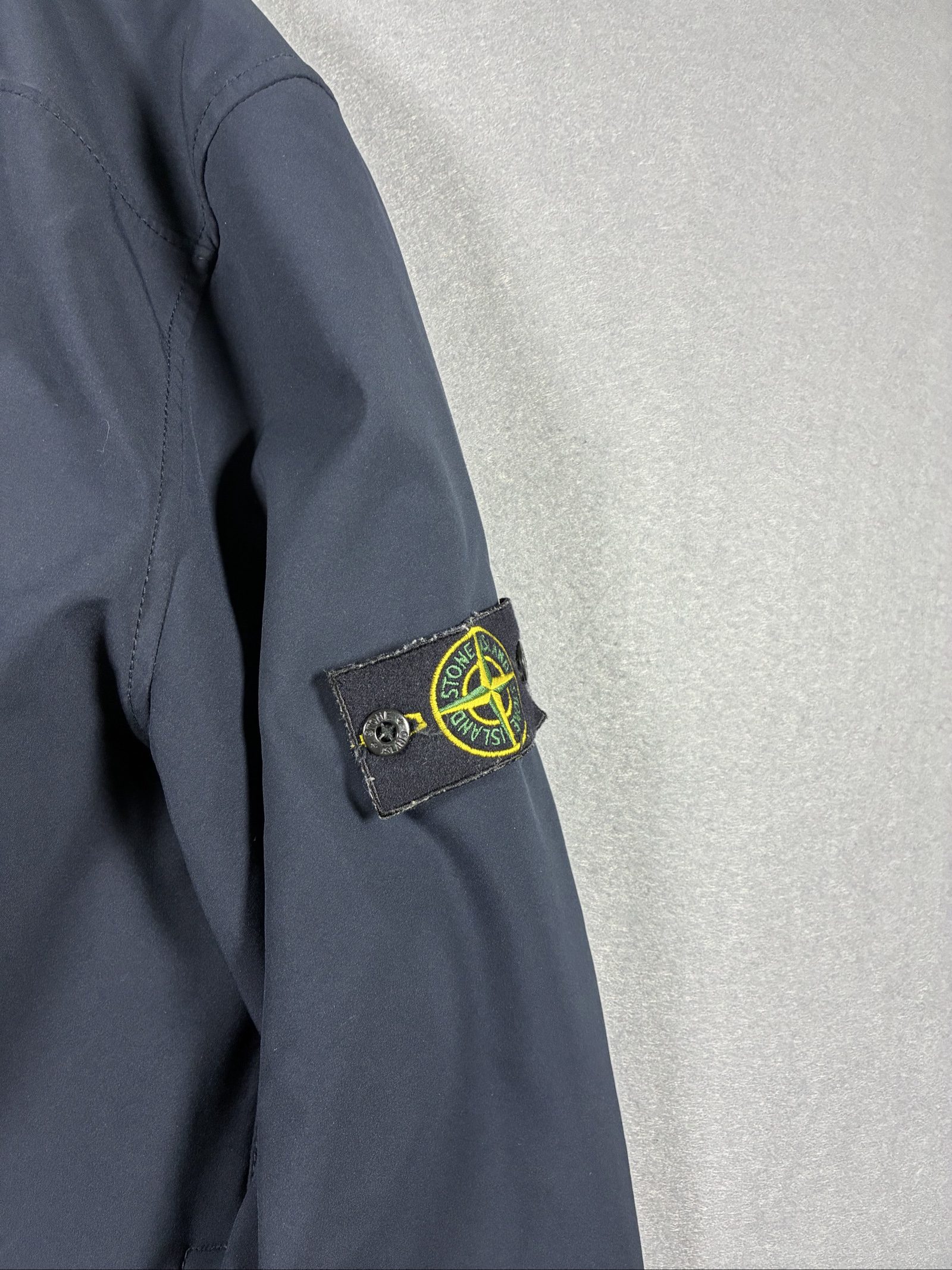 Stone Island Navy Blue Casual Jacket Large With Badge image 3