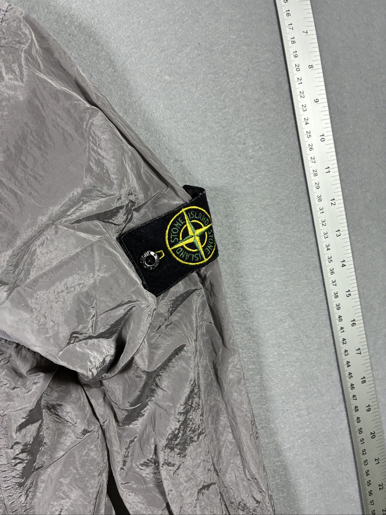 Stone Island Grey Lightweight Nylon Jacket Medium image 3