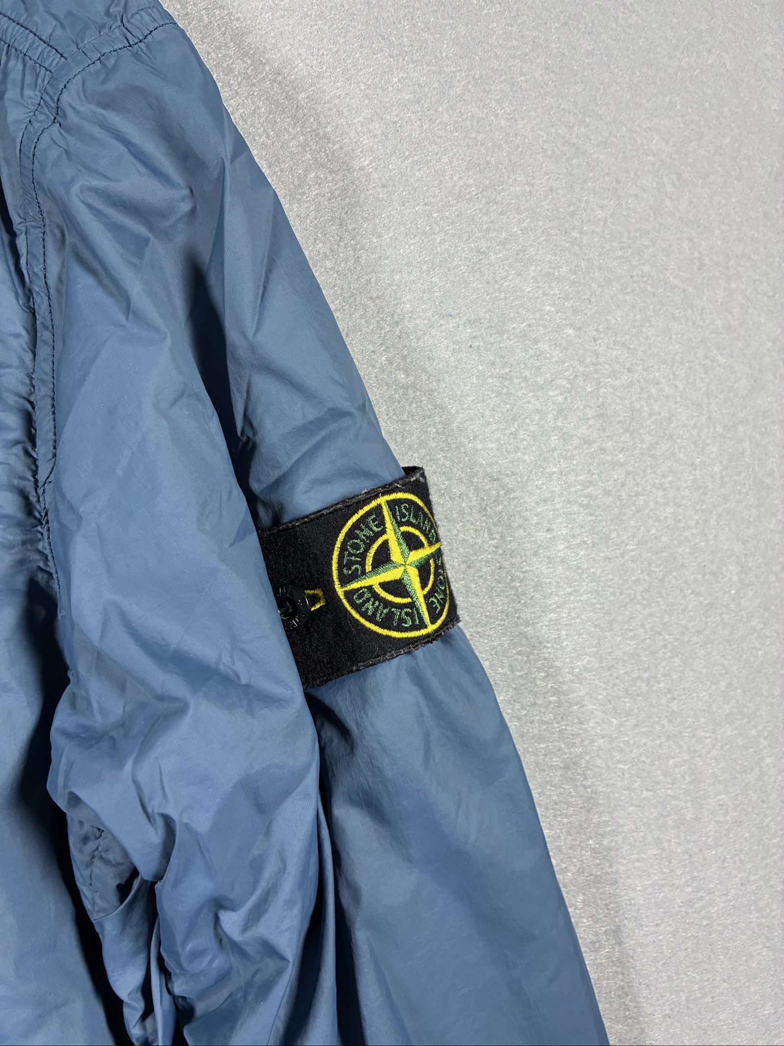 Stone Island Blue Nylon Jacket Small Men's Lightweight image 3