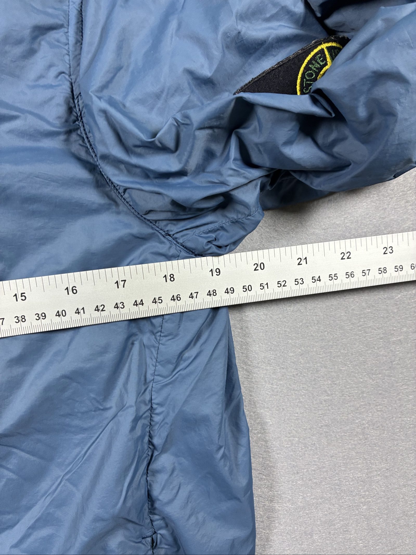 Stone Island Blue Nylon Jacket Small Men's Lightweight image 8