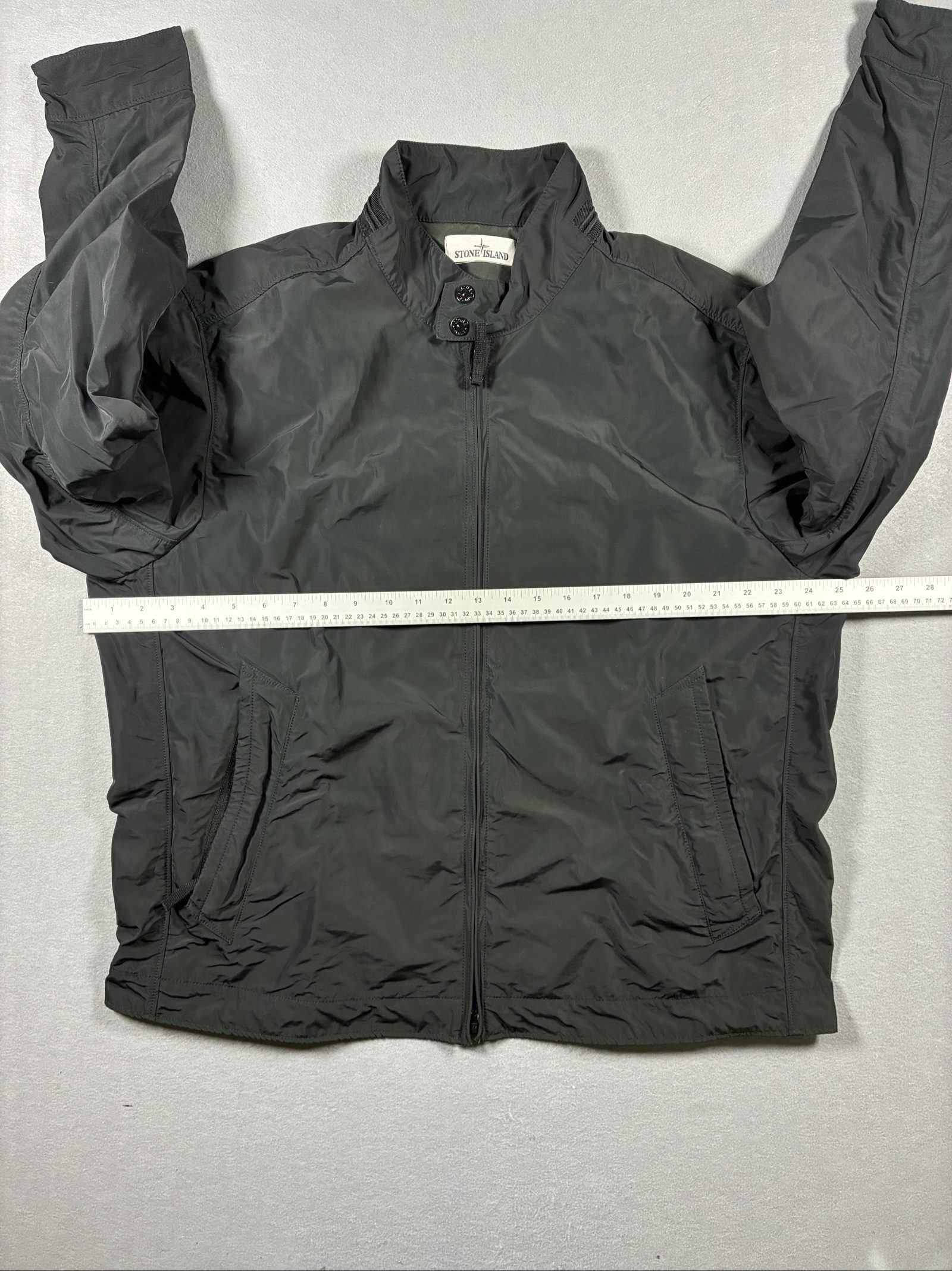 Stone Island Black Micro Reps Lightweight Jacket Medium image 10