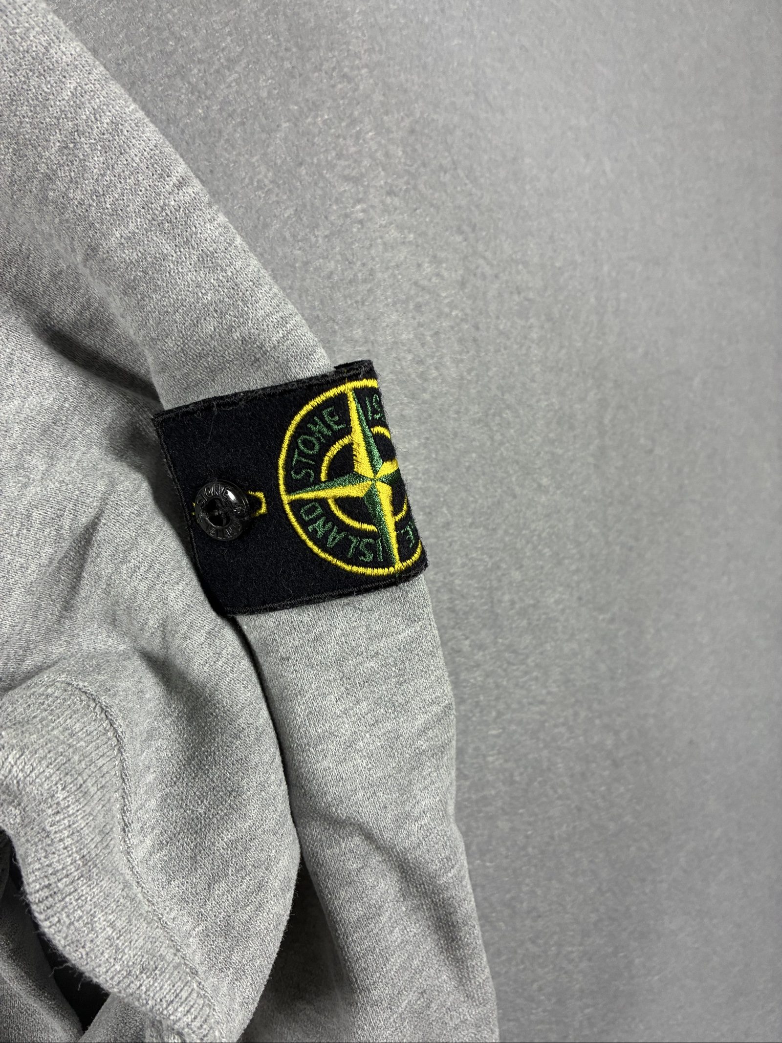 Stone Island Grey Crewneck Sweatshirt Medium Cotton image 3