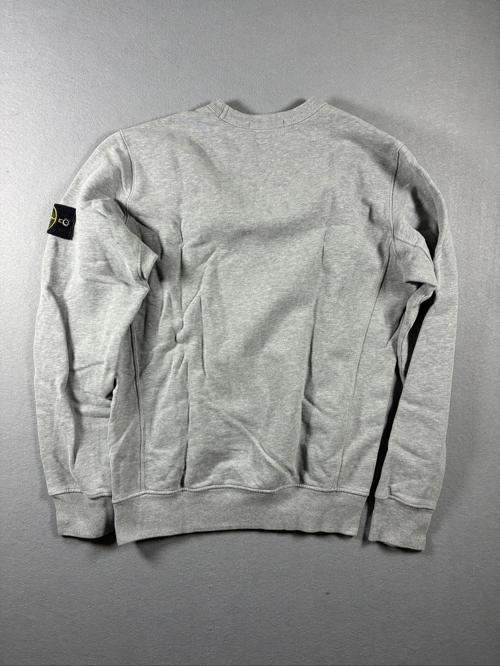 Stone Island Grey Crewneck Sweatshirt Medium Cotton image 5