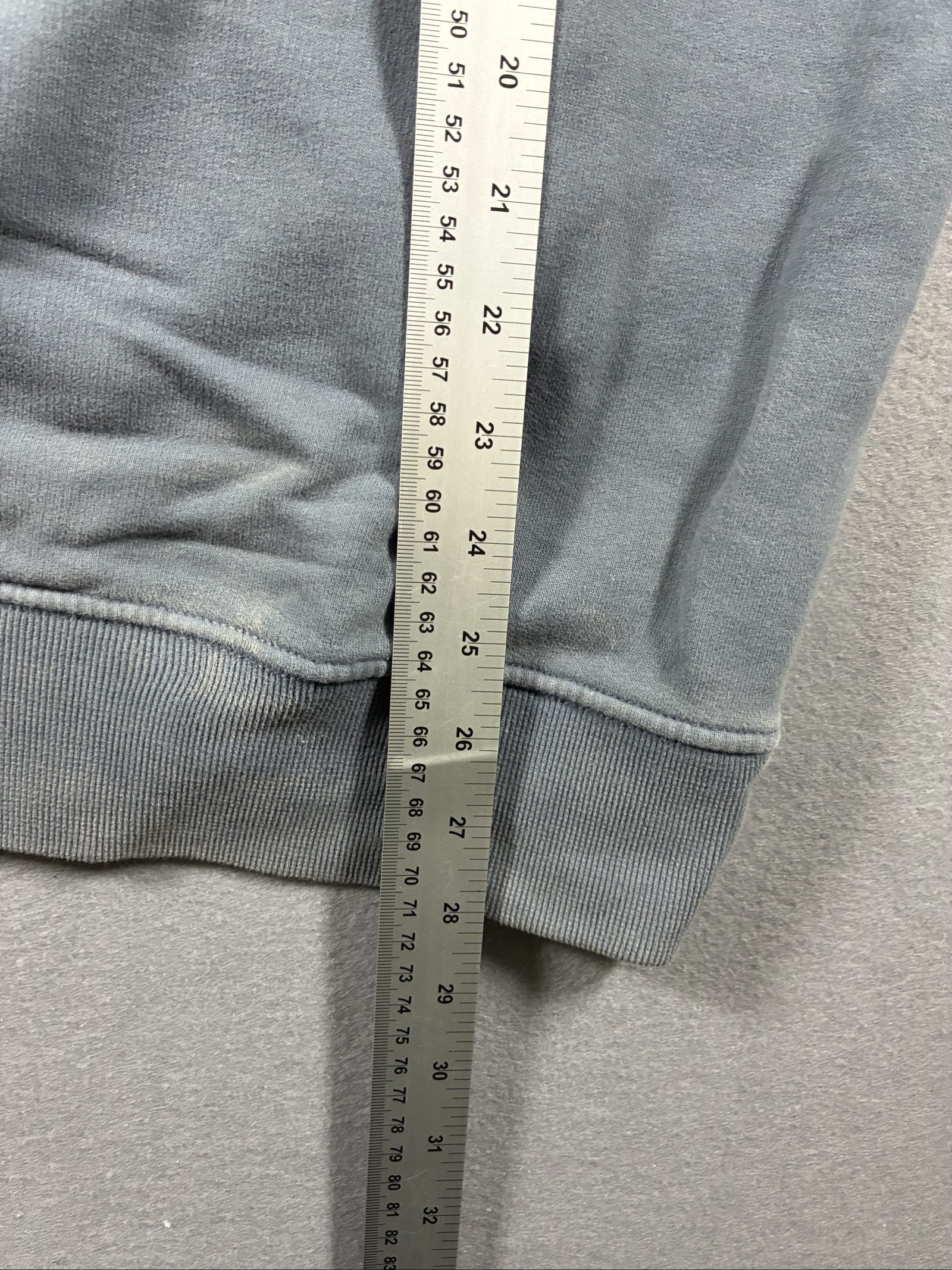 Stone Island Grey Crewneck Sweatshirt Medium Soft Fleece image 7