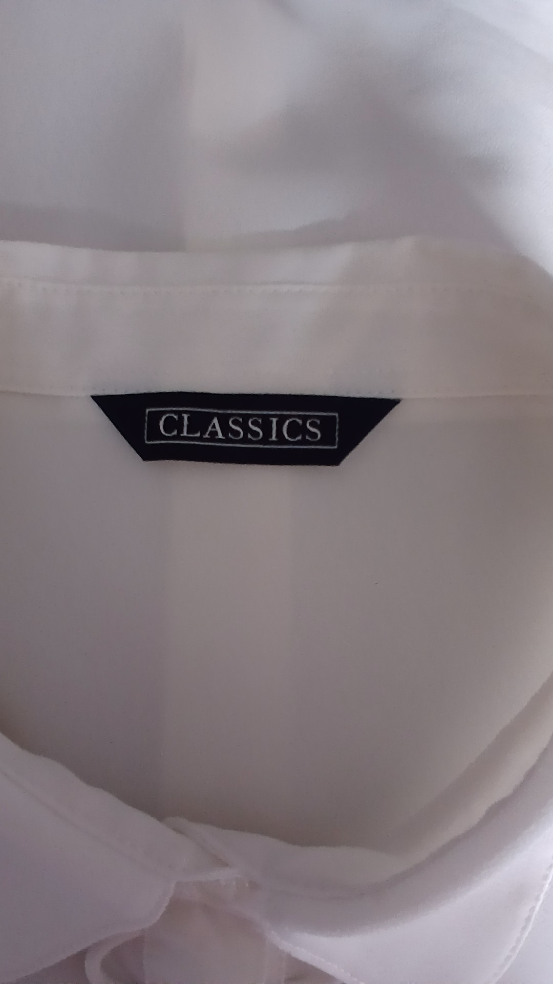 Classics Women's Ivory Short Sleeve Blouse Size 14 image 4