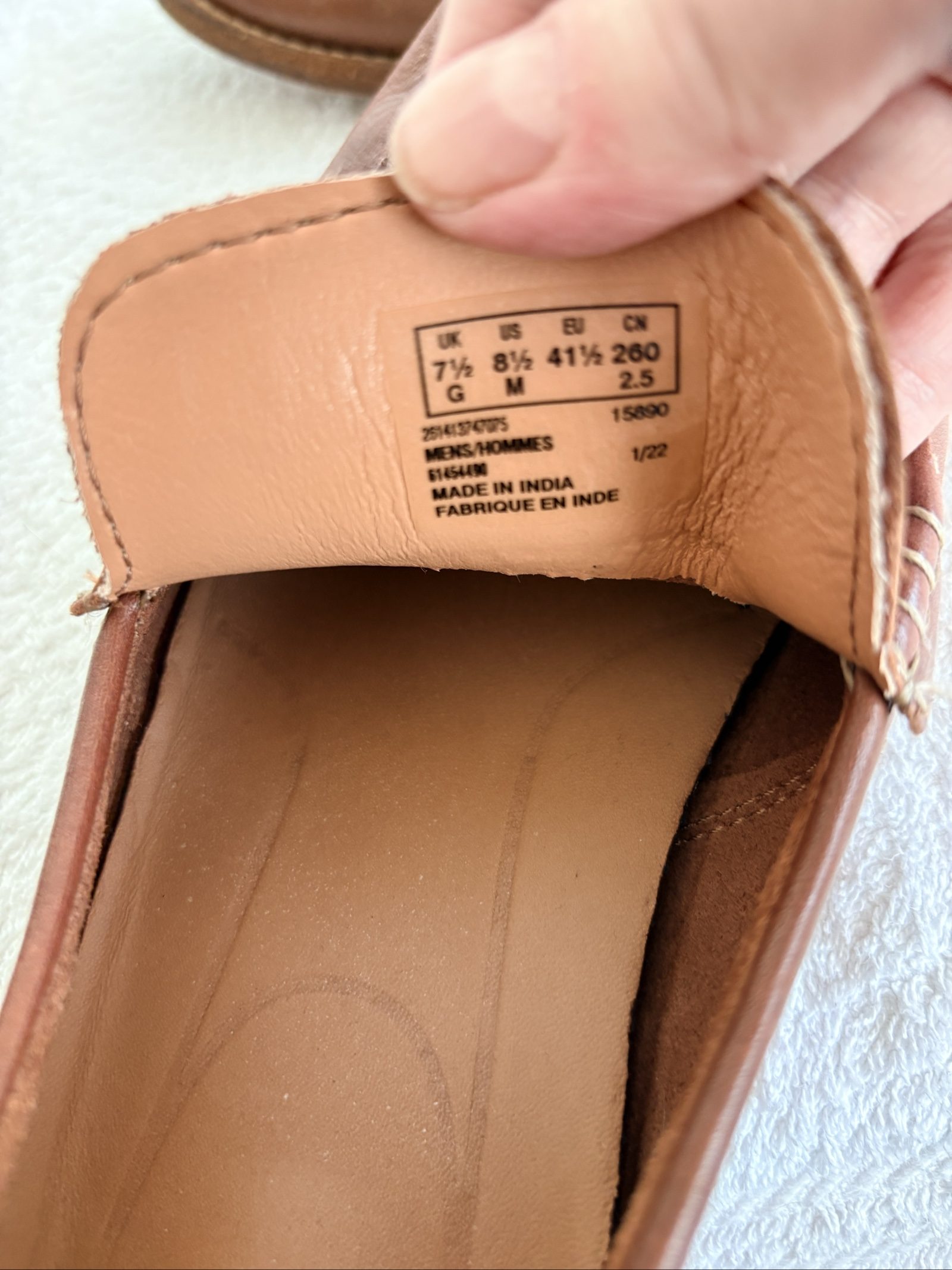 Clarks Men's Brown Leather Loafers UK 11 Classic Slip-On image 6