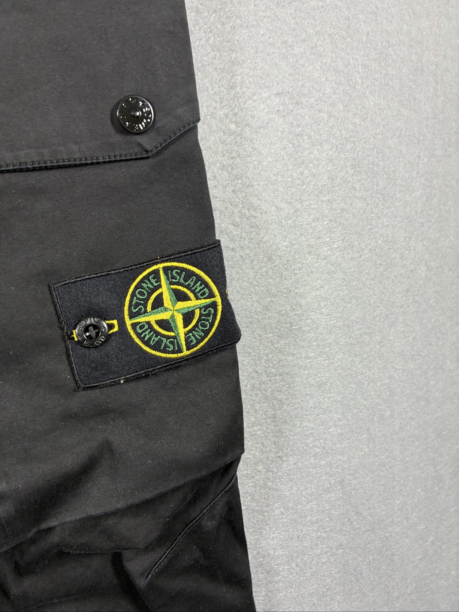 Stone Island Black Cargo Trousers W 30 type RE Brand New With Tags image 2