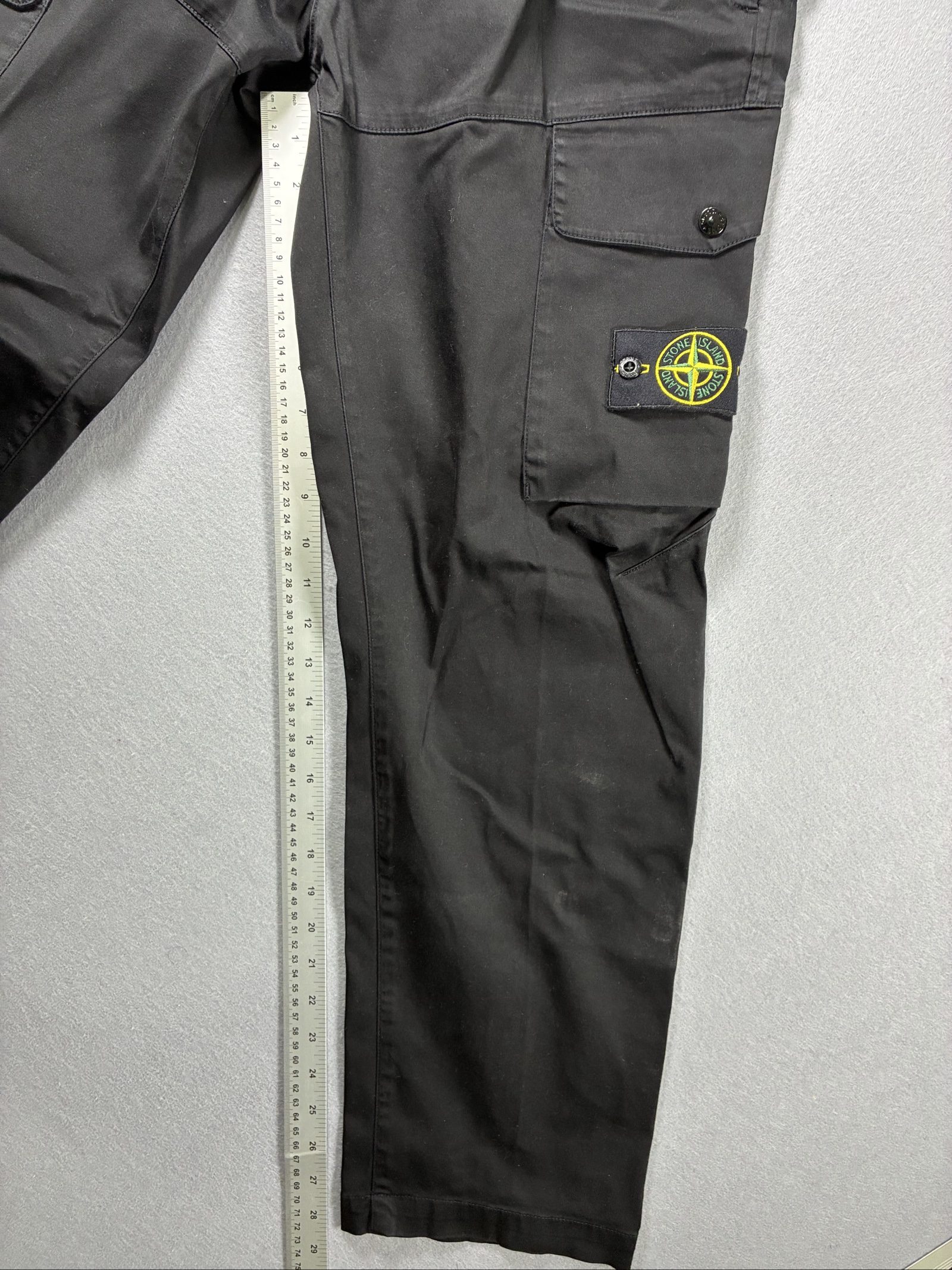 Stone Island Black Cargo Trousers W 30 type RE Brand New With Tags image 6