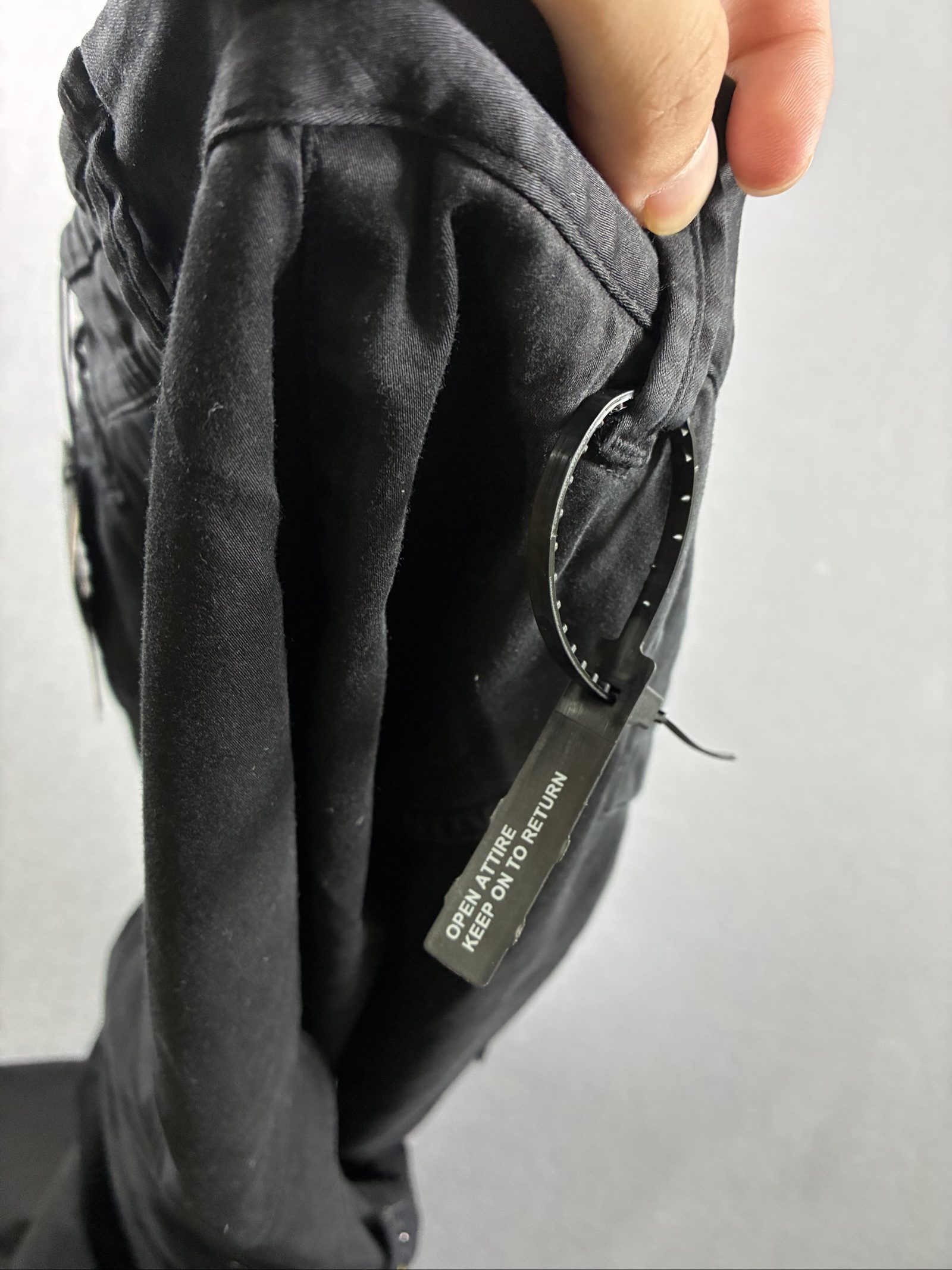 Stone Island Black Cargo Trousers W 30 type RE Brand New With Tags image 8