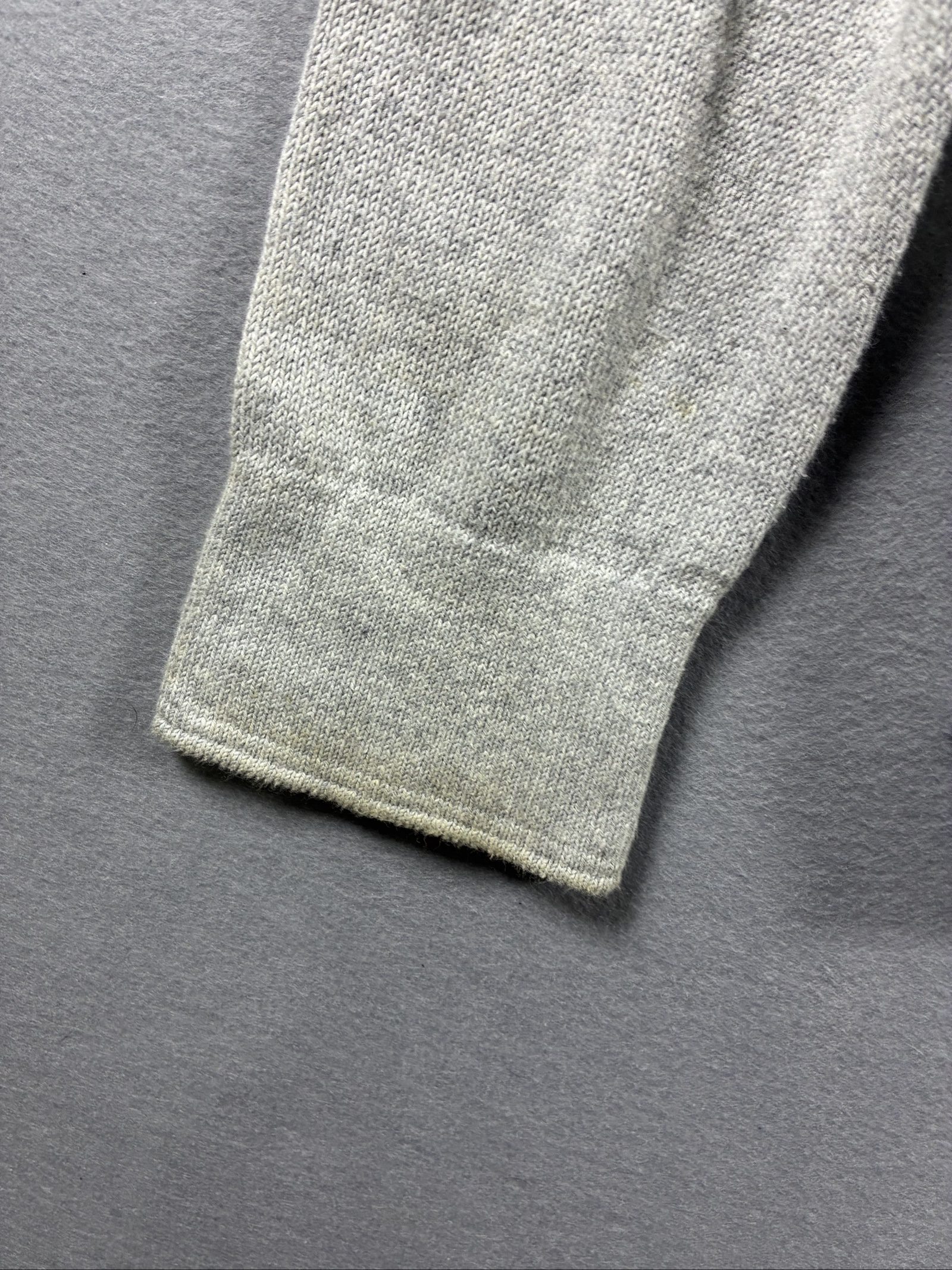 Stone Island Black Half Zip Knit Sweater M