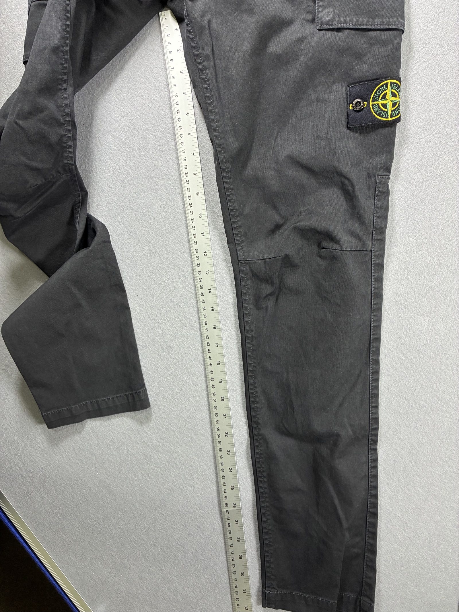 Stone Island Black Cargo Pants 32 Slim Fit Type SK Brand New With Tags image 7