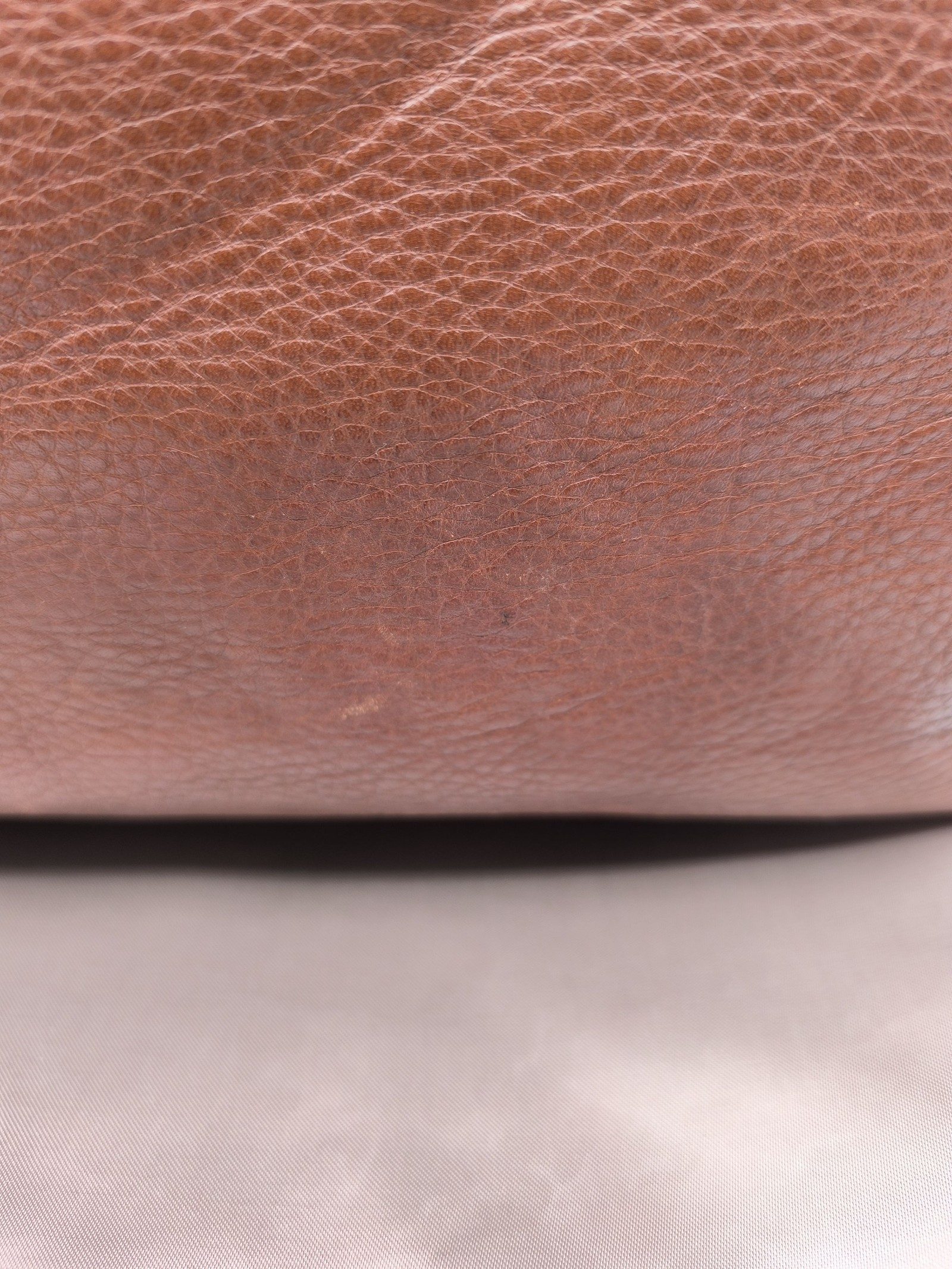 Coach Brown Pebbled Leather Tote Handbag image 5