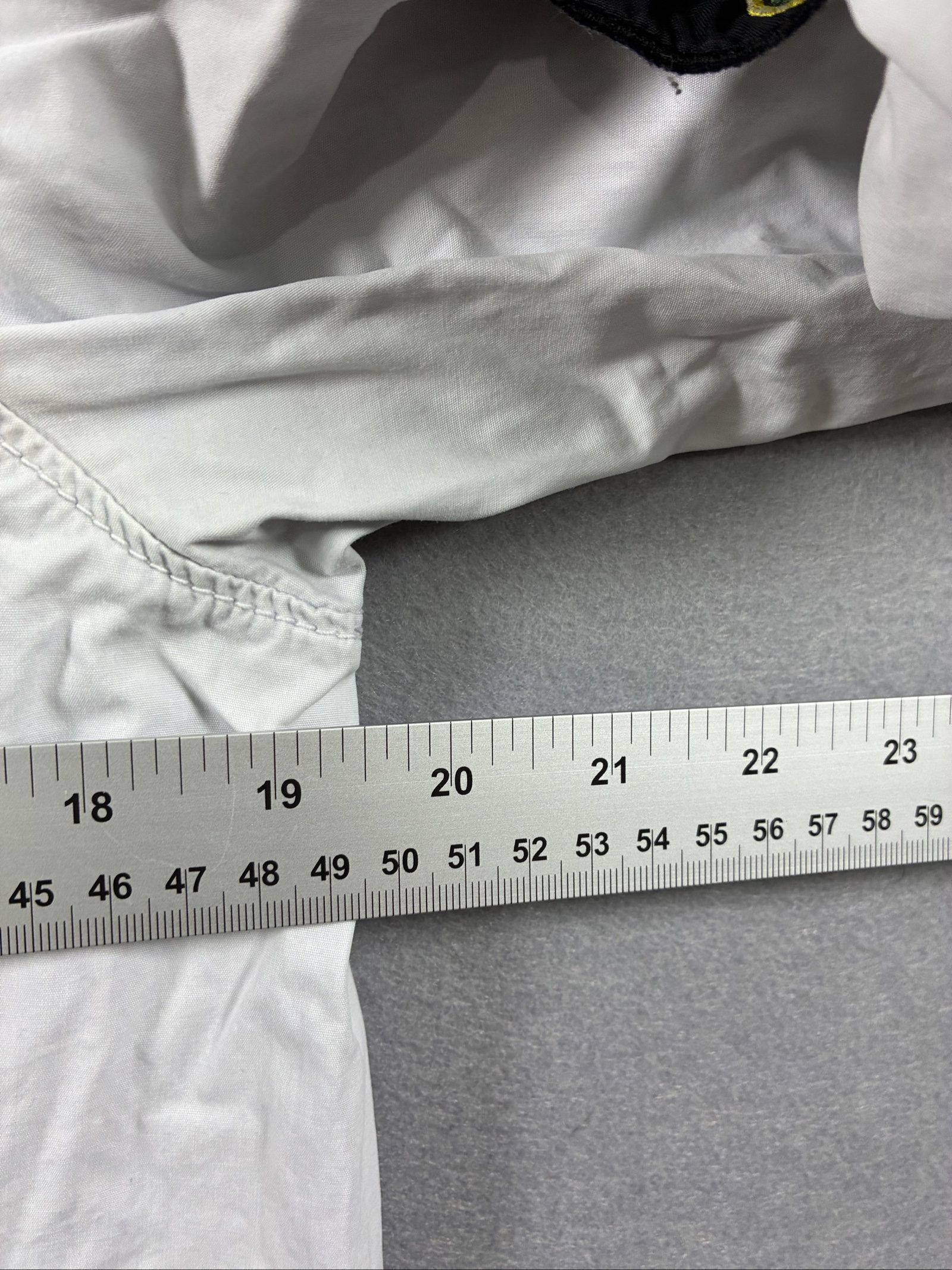 Stone Island White Cotton Zip Jacket Small image 8