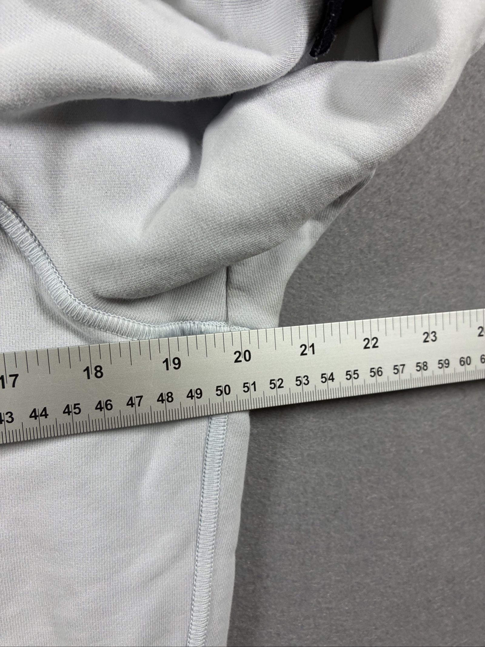 Stone Island White Hoodie Small Drawstring Pocket image 8