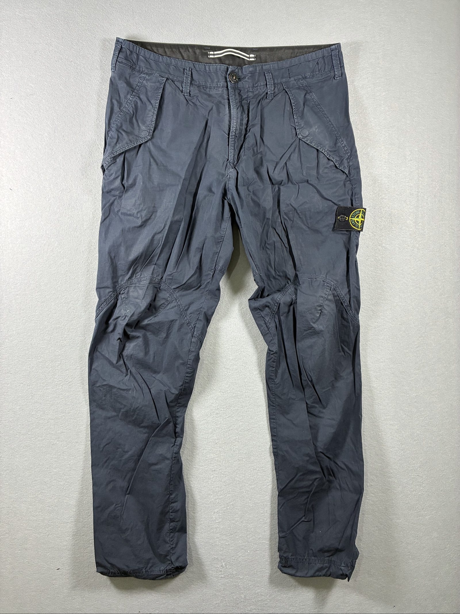 Stone Island Navy Cargo Trousers Size 32