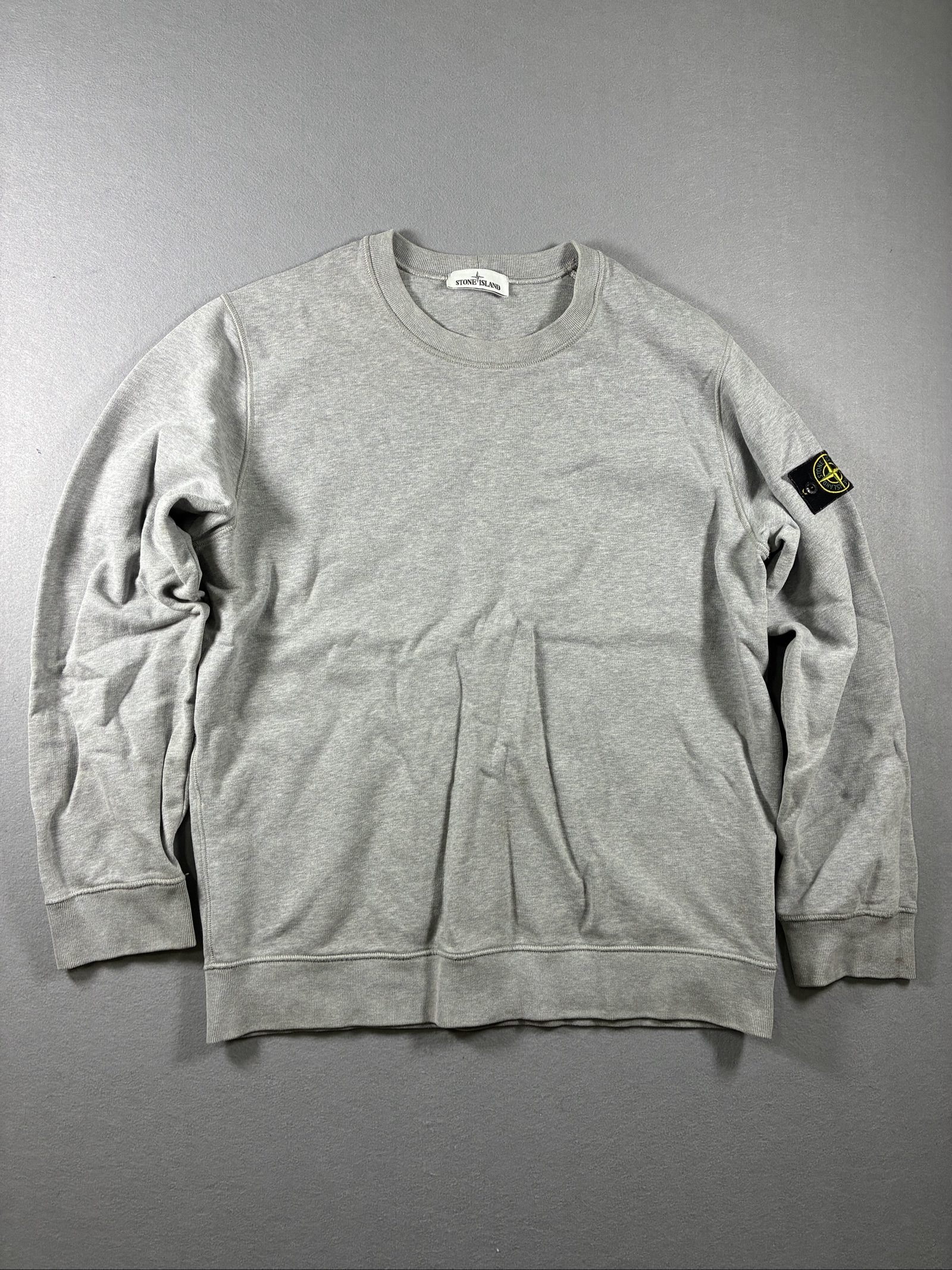 Stone Island Grey Crew Neck Sweatshirt XXL