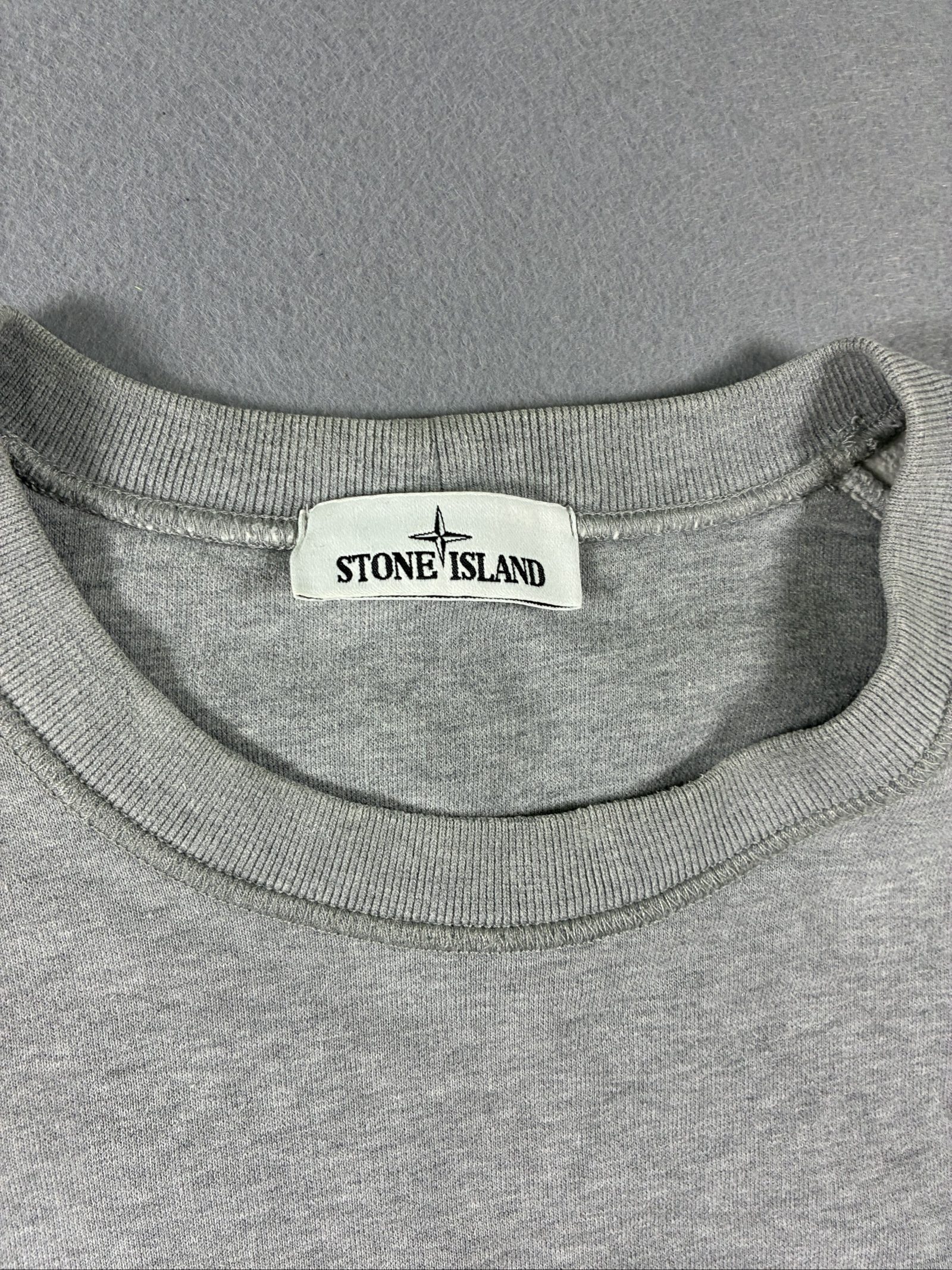 Stone Island Grey Crew Neck Sweatshirt XXL image 2