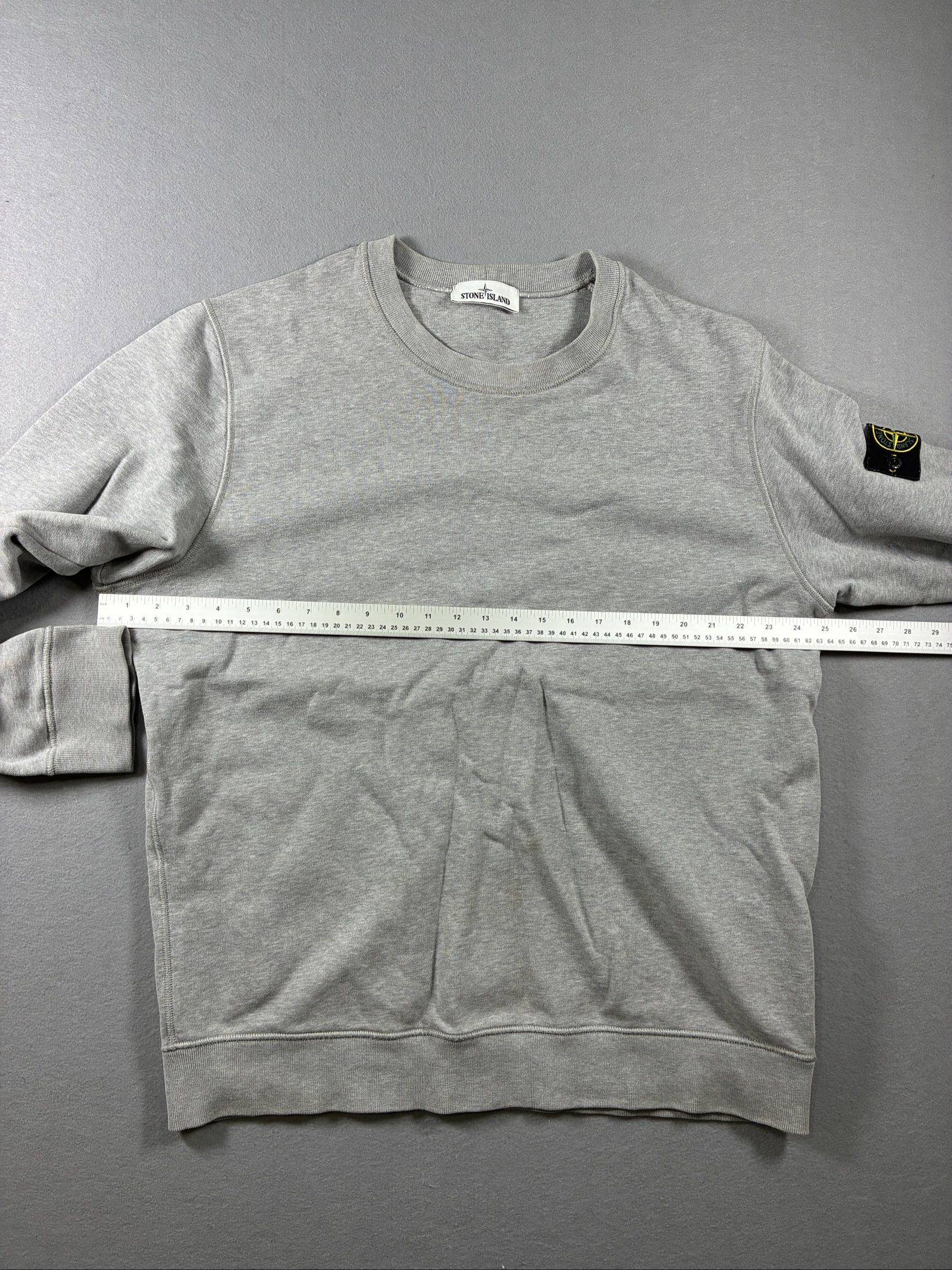 Stone Island Grey Crew Neck Sweatshirt XXL image 6