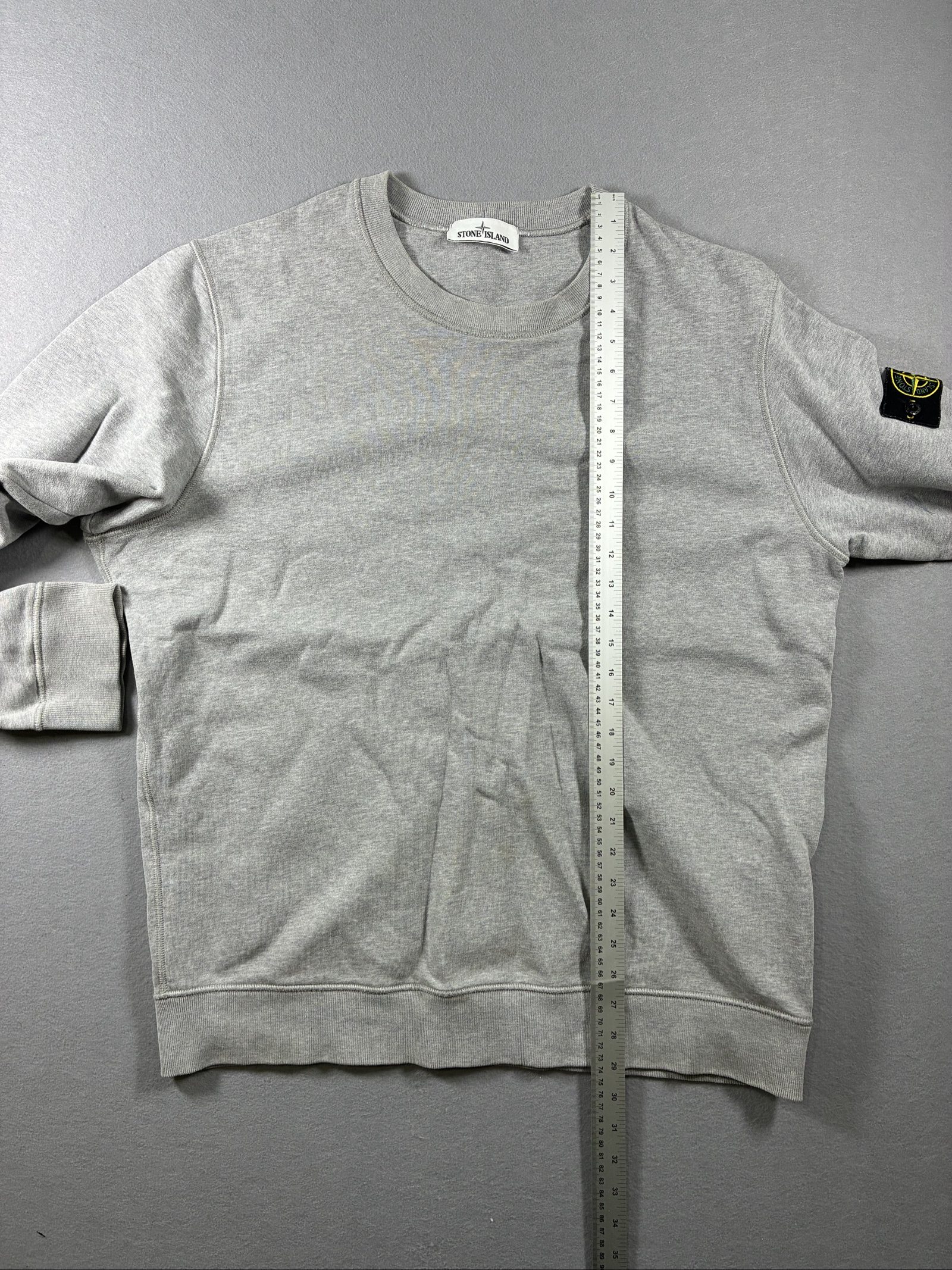 Stone Island Grey Crew Neck Sweatshirt XXL image 8