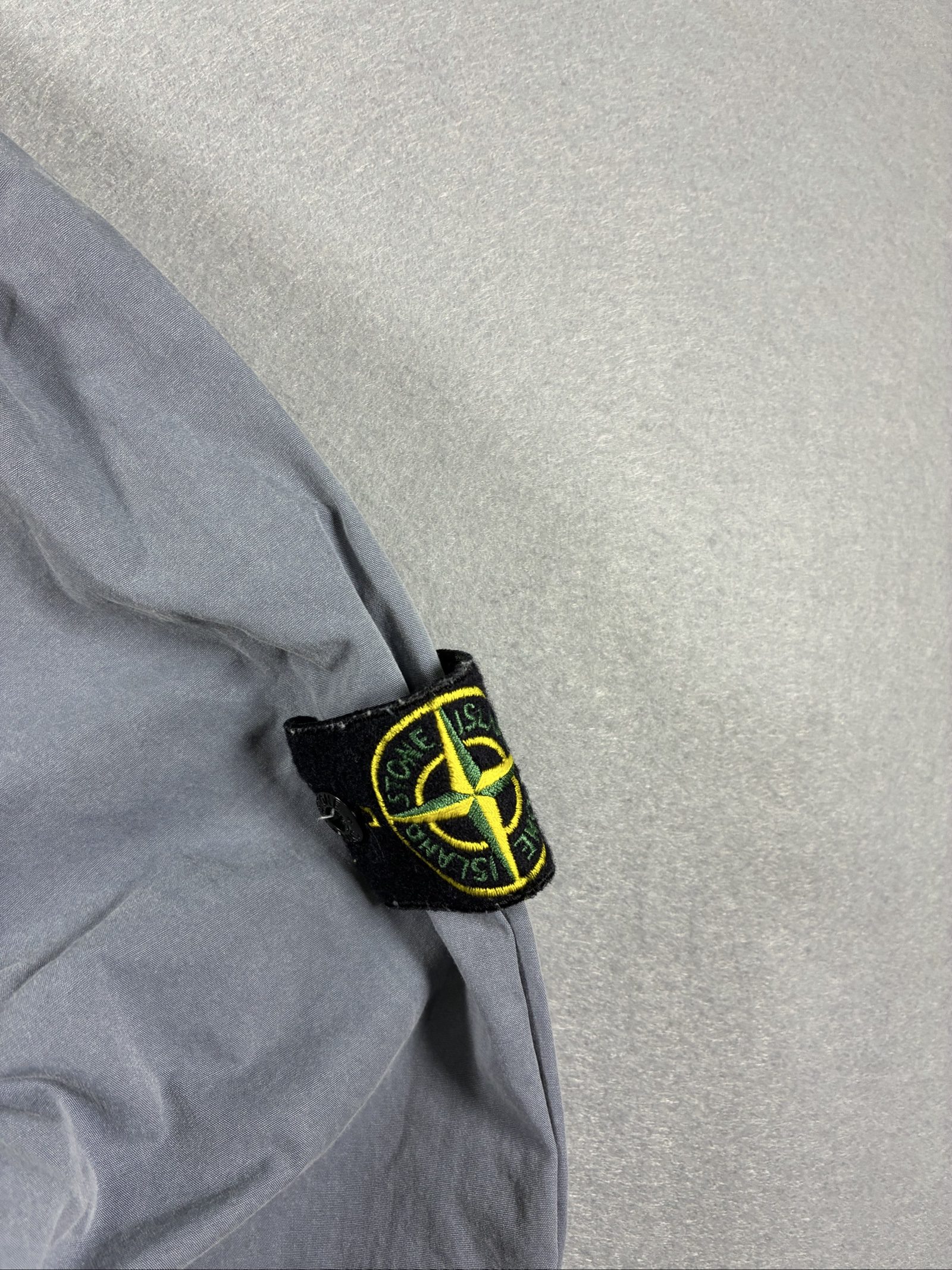 Stone Island Grey Zip Front Shirt Jacket Large image 3
