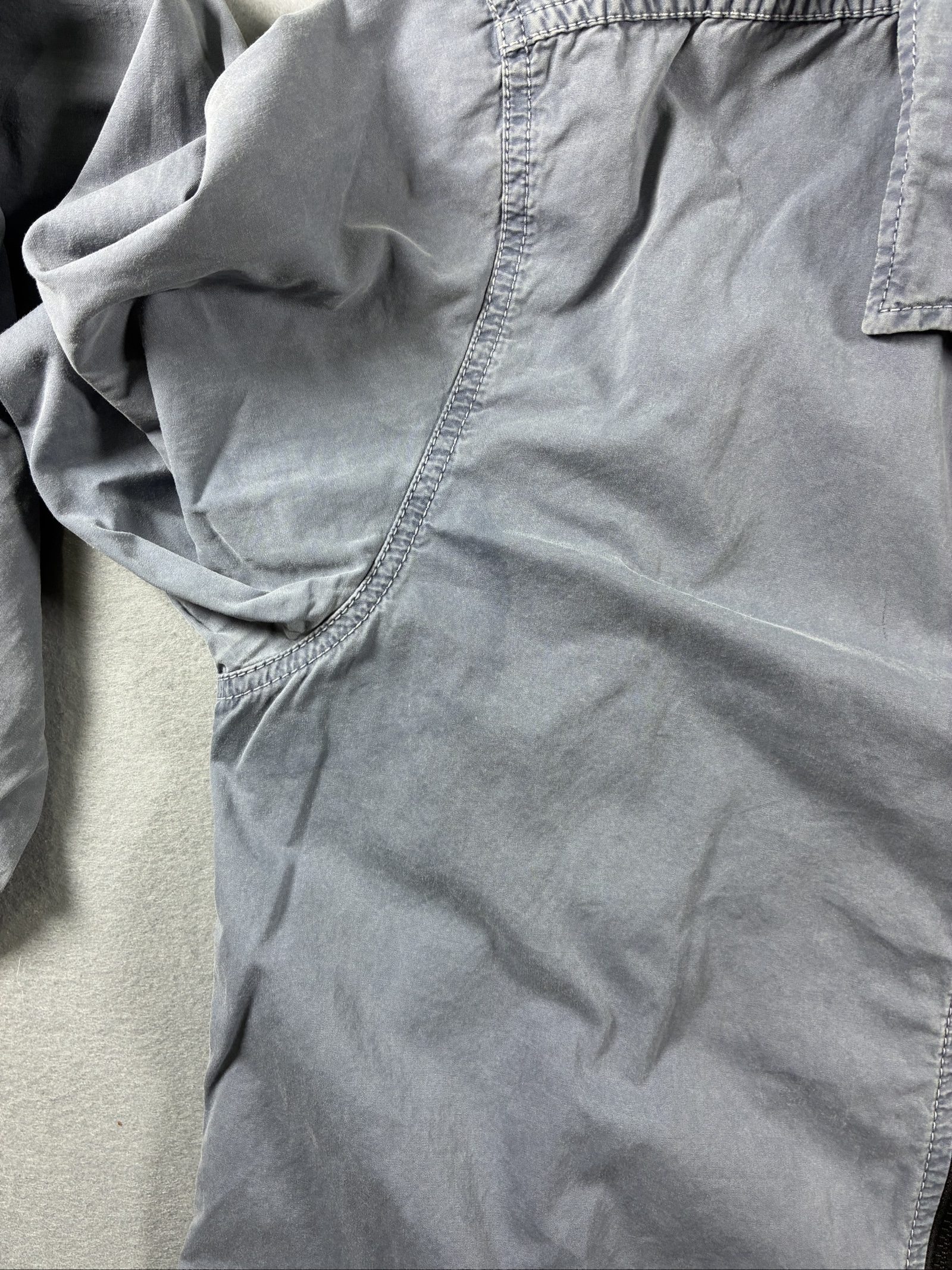 Stone Island Grey Zip Front Shirt Jacket Large image 9