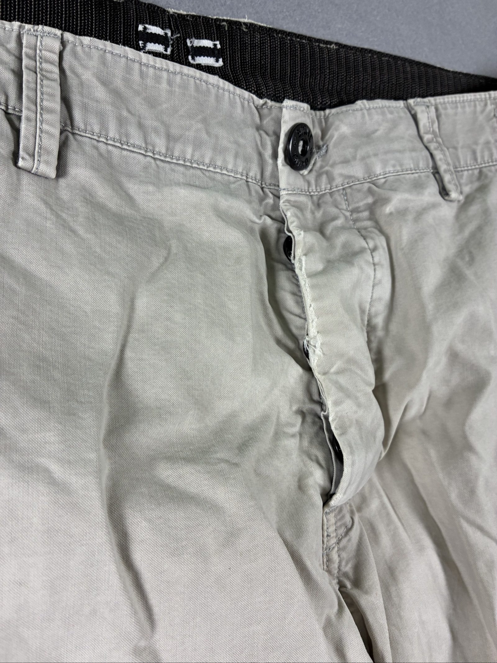 Stone Island Men Beige Cargo Trousers W38 Relaxed Fit image 7