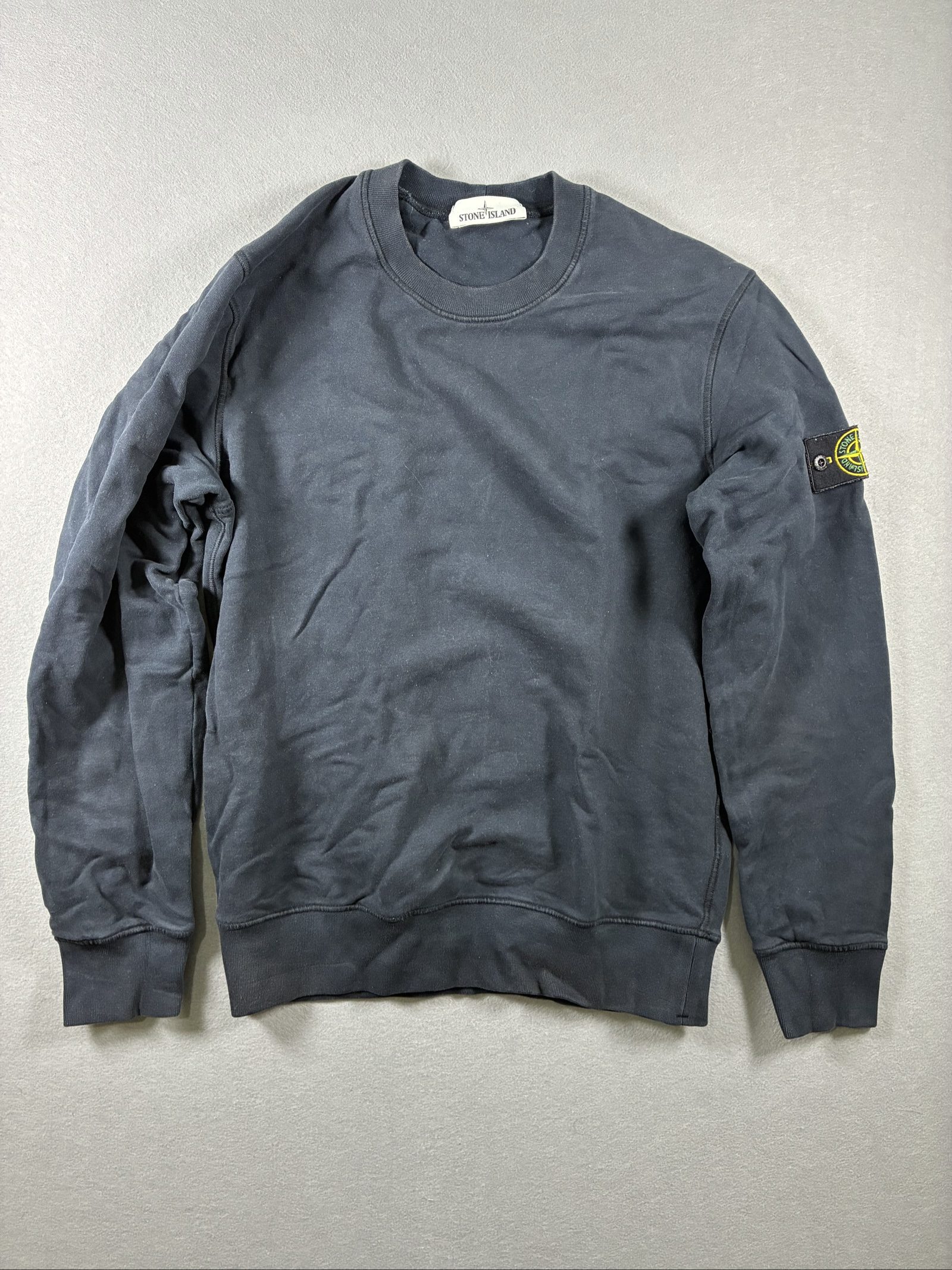 Stone Island Navy Sweatshirt & Joggers Set Tracksuit Medium Cotton image 2