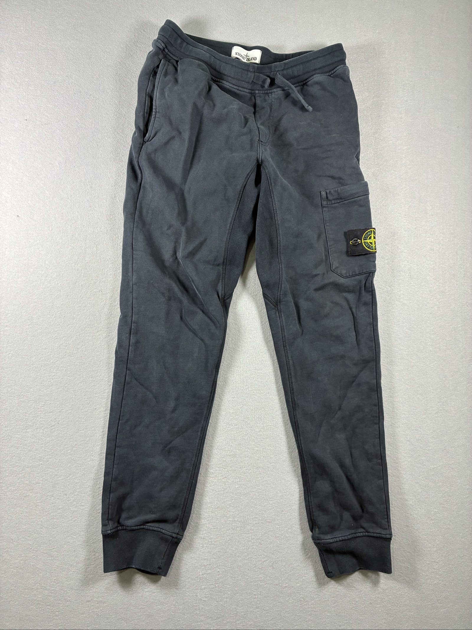 Stone Island Navy Sweatshirt & Joggers Set Tracksuit Medium Cotton image 3
