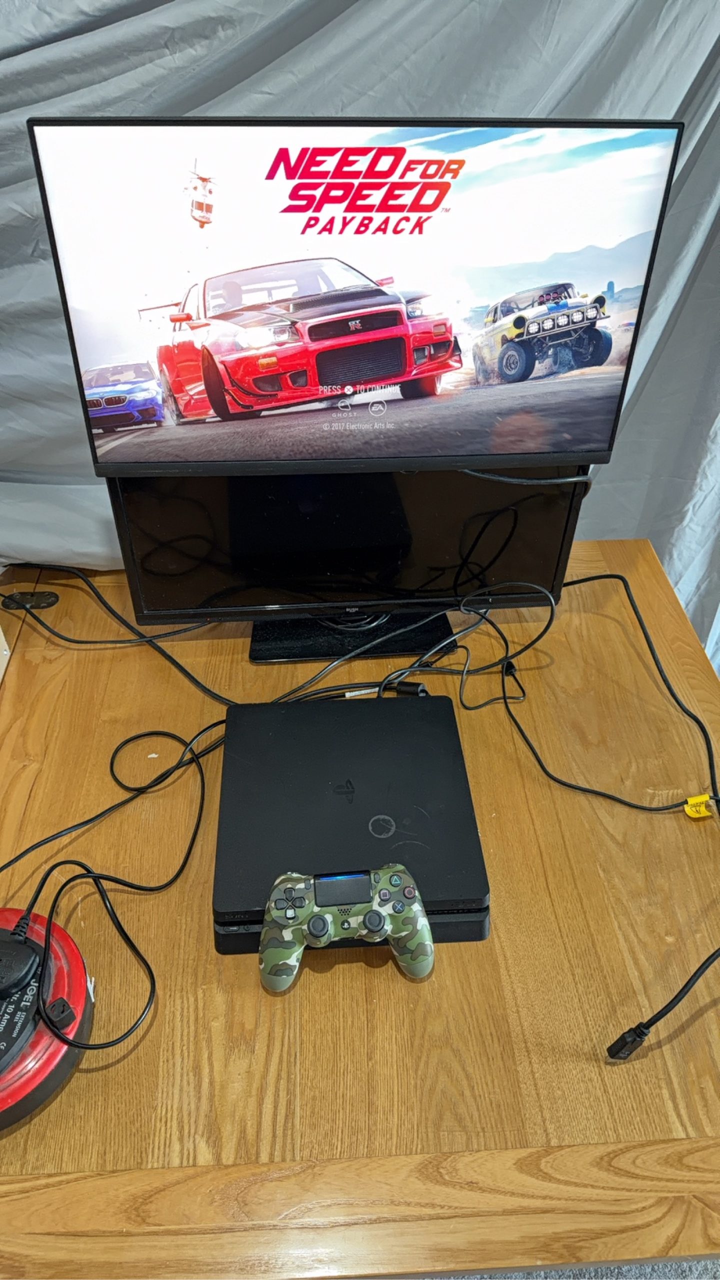 Sony PlayStation 4 PS4 Slim 500GB Black Console With Camo Controller image 10