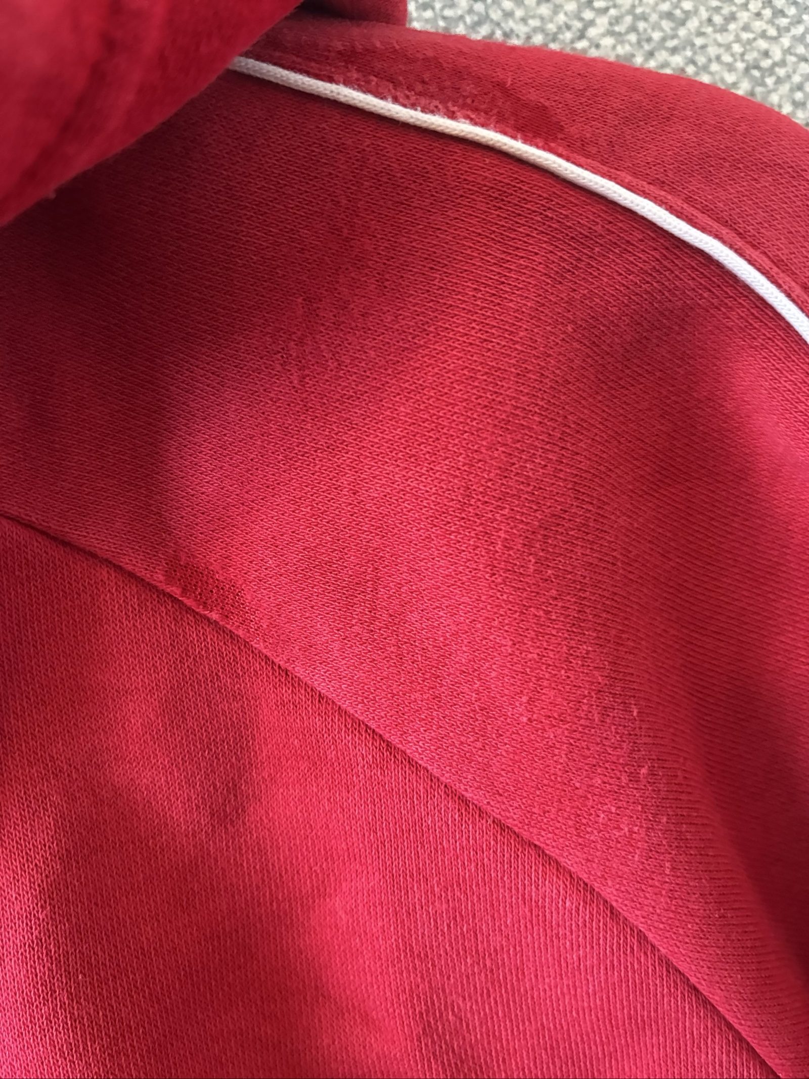 Adidas Red Vanessa Transporte Hooded Sweatshirt Large image 2