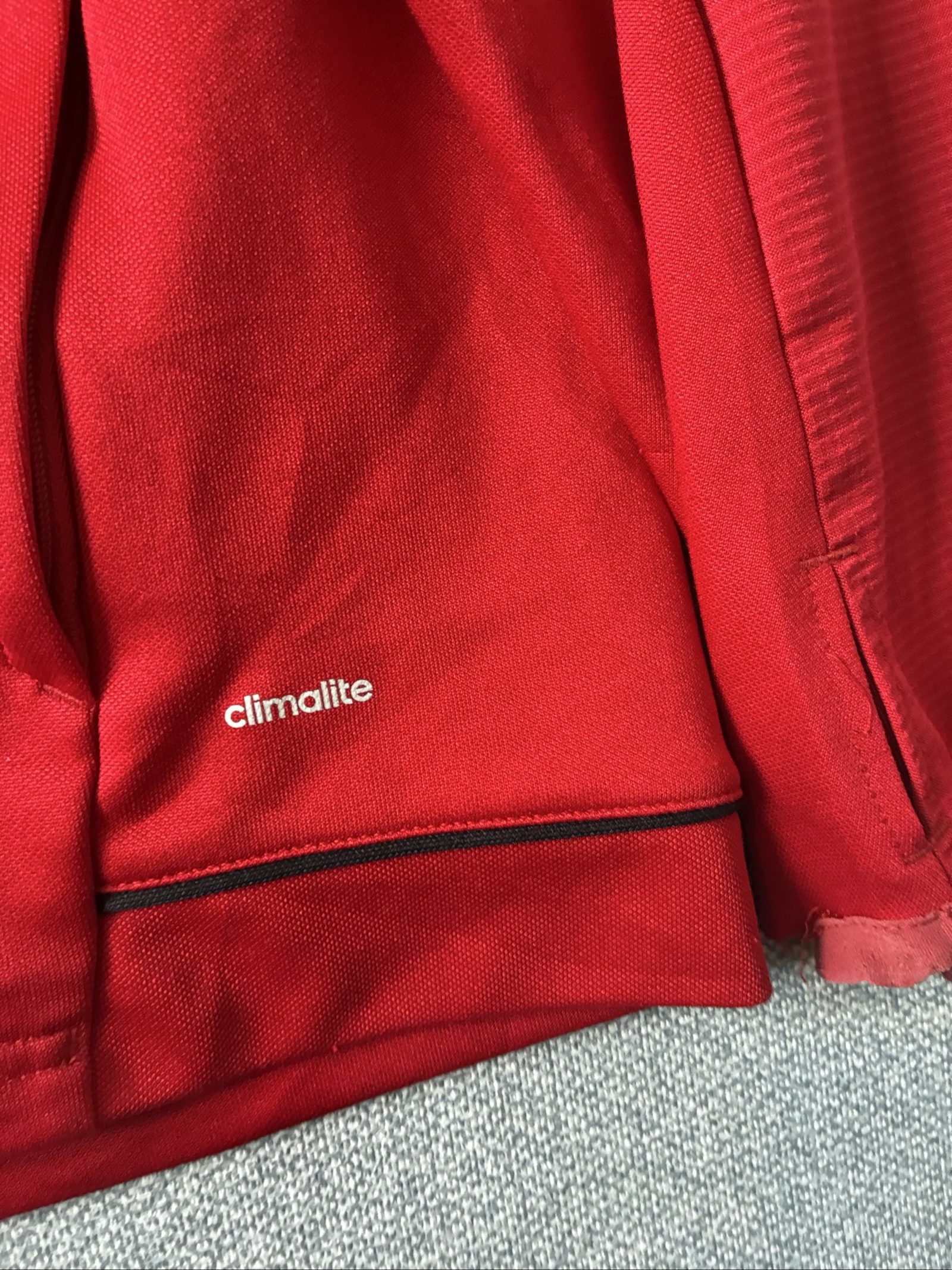 Adidas Men's Red Climathlete Full Zip Track Jacket Medium image 3