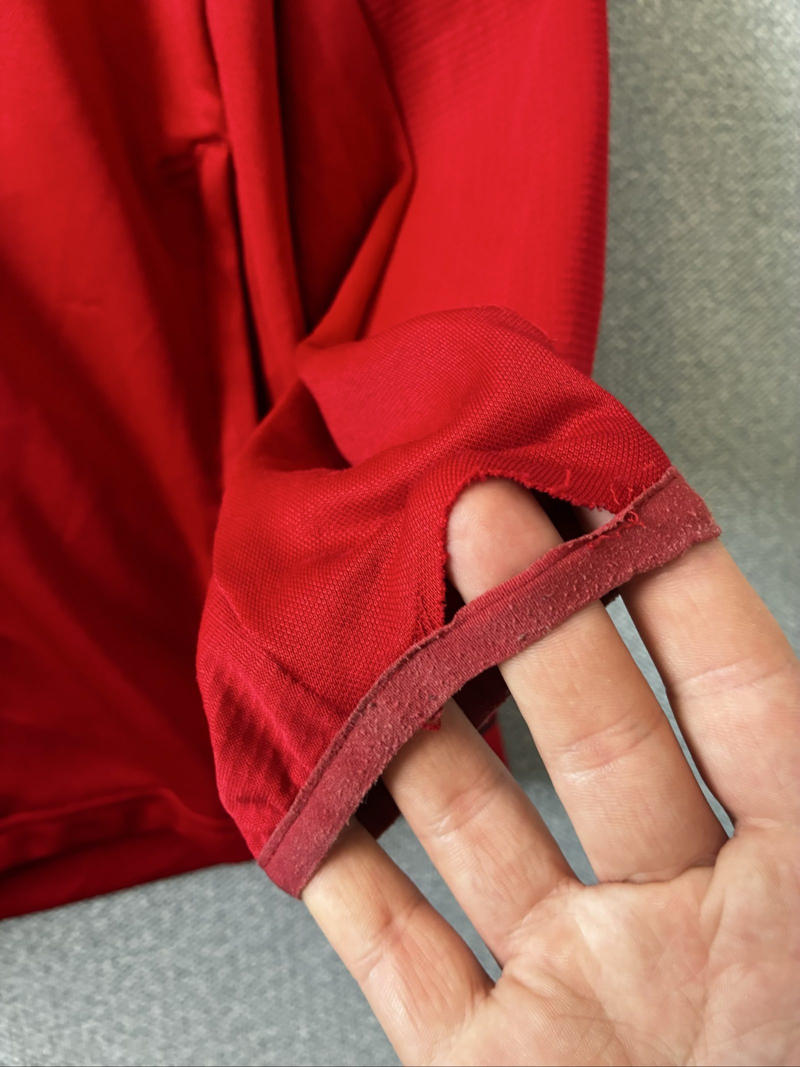 Adidas Men's Red Climathlete Full Zip Track Jacket Medium image 7