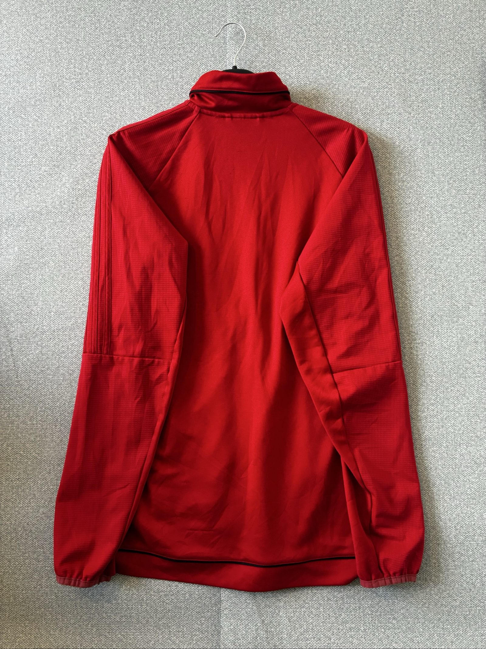 Adidas Men's Red Climathlete Full Zip Track Jacket Medium image 9