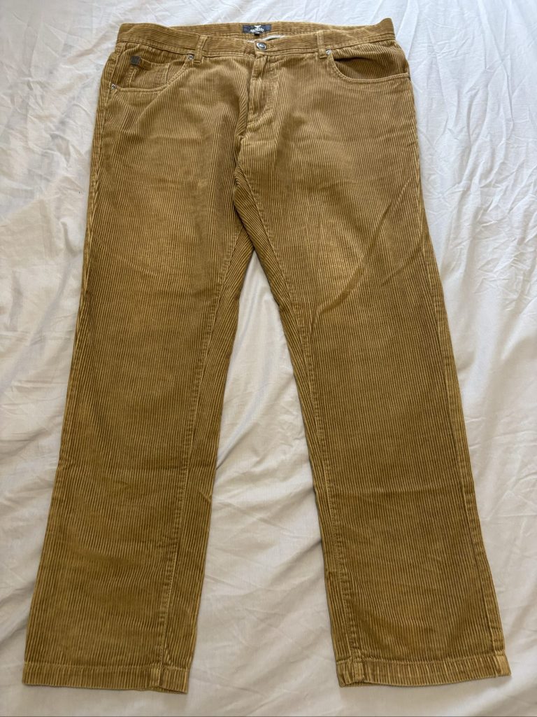 Morley Men's Brown Corduroy Trousers 38R Classic Fit
