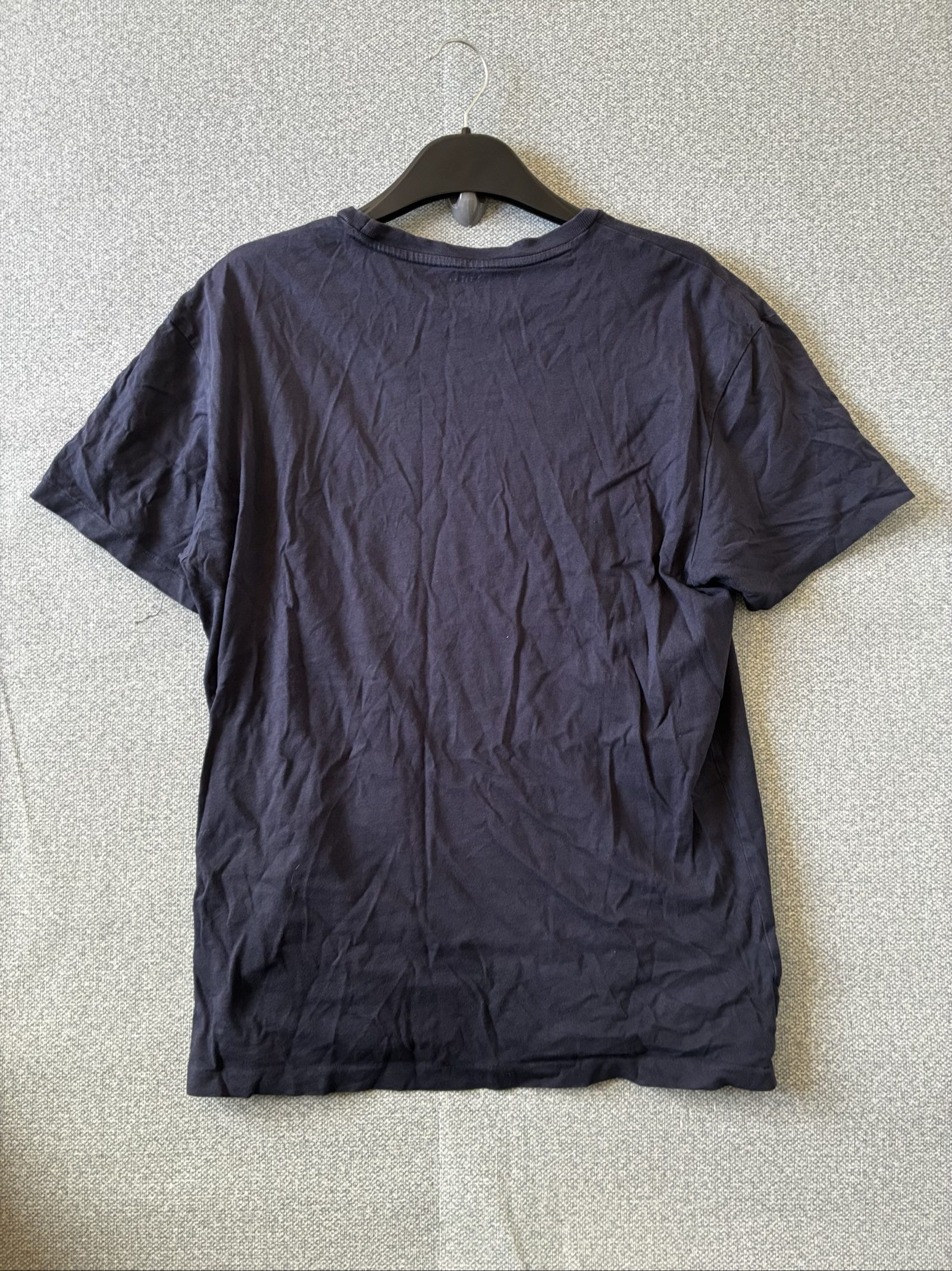 Polo Ralph Lauren Navy Cotton T-Shirt Small Red Logo image 7