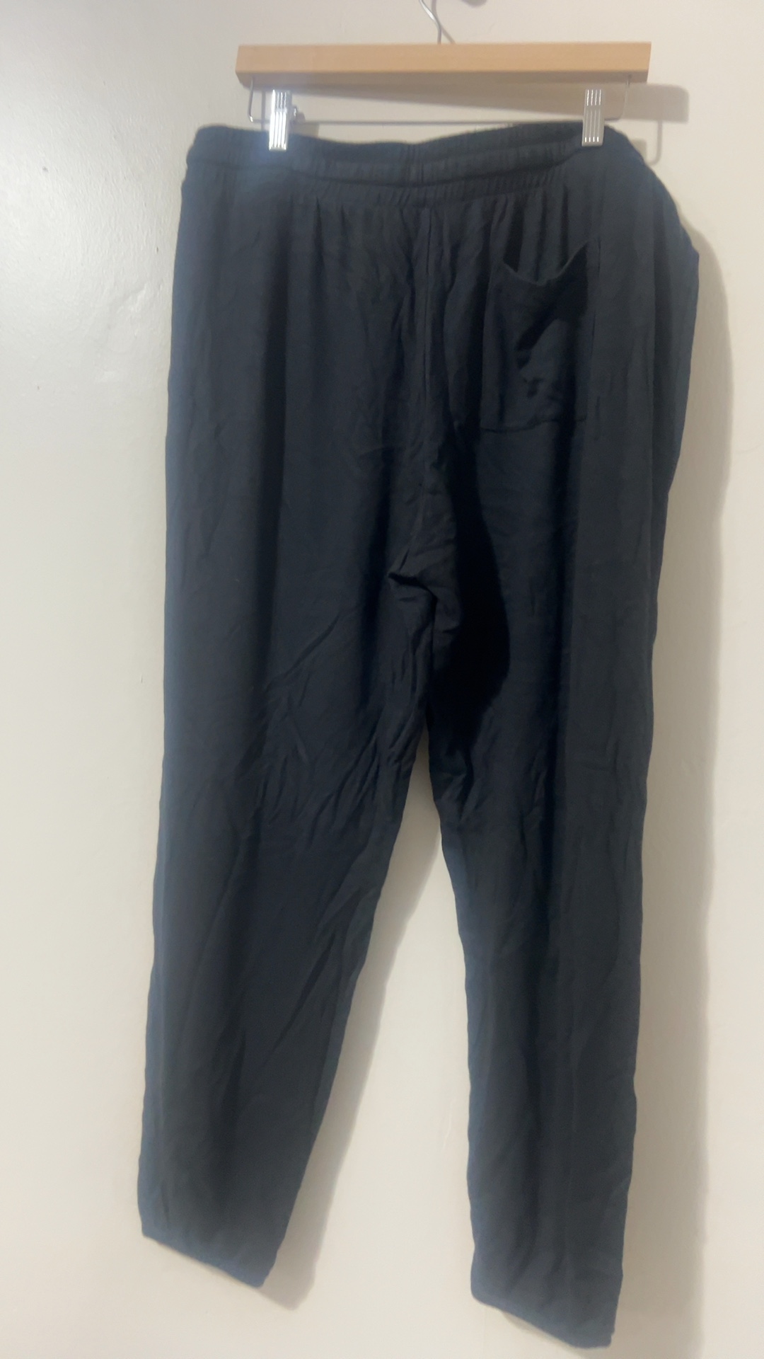 Peace Love World Black Sweatpants Large Peace Love Smile Logo image 2
